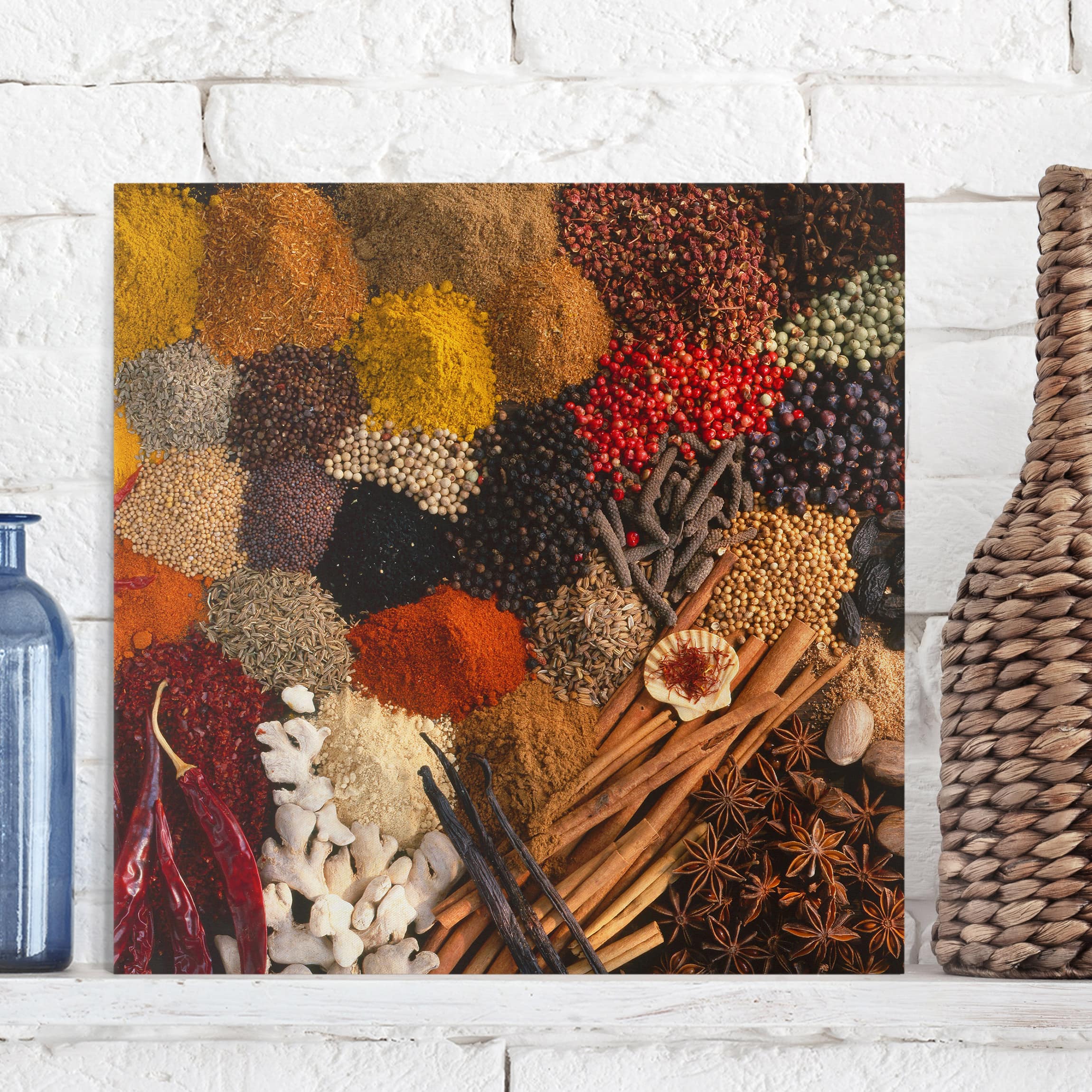 Leinwandbild Küche Exotische Gewürze