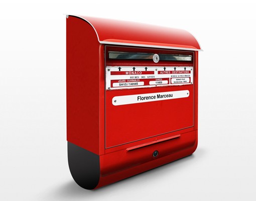 Briefkasten mit eigenem Text Länderbriefkasten in Frankreich