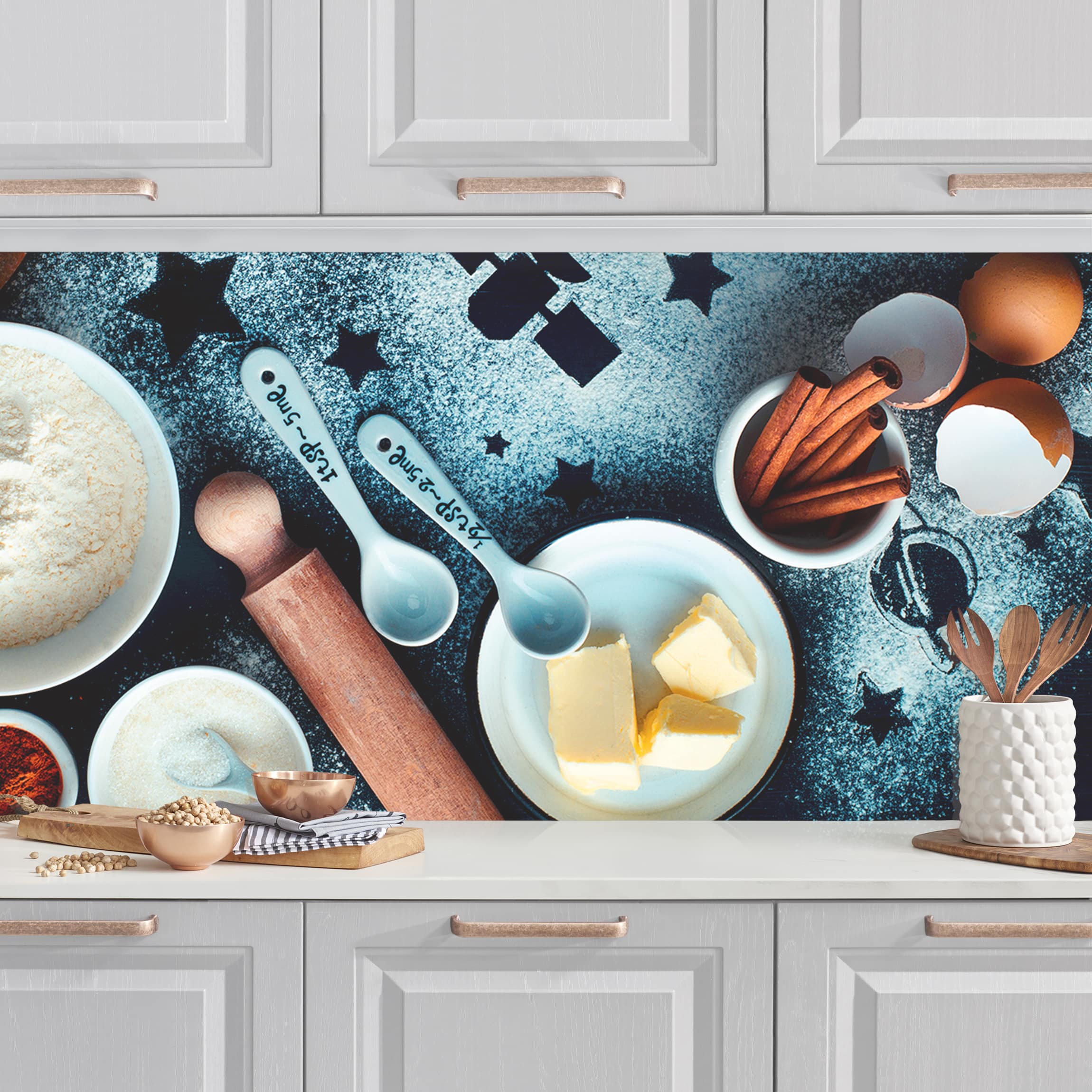 Küchenrückwand Backen für Sterngucker