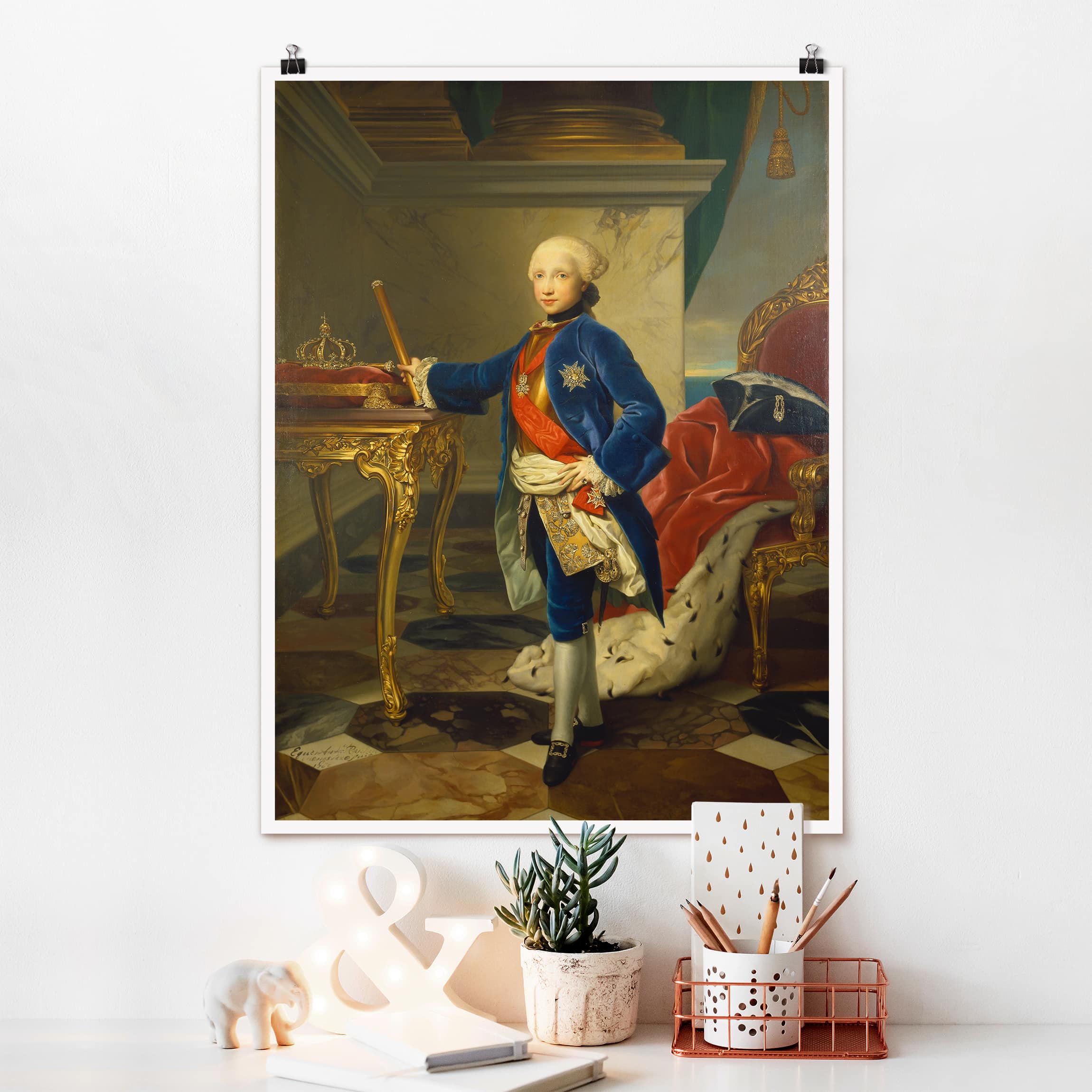 Poster - Hochformat Anton Raphael Mengs - Ferdinand IV