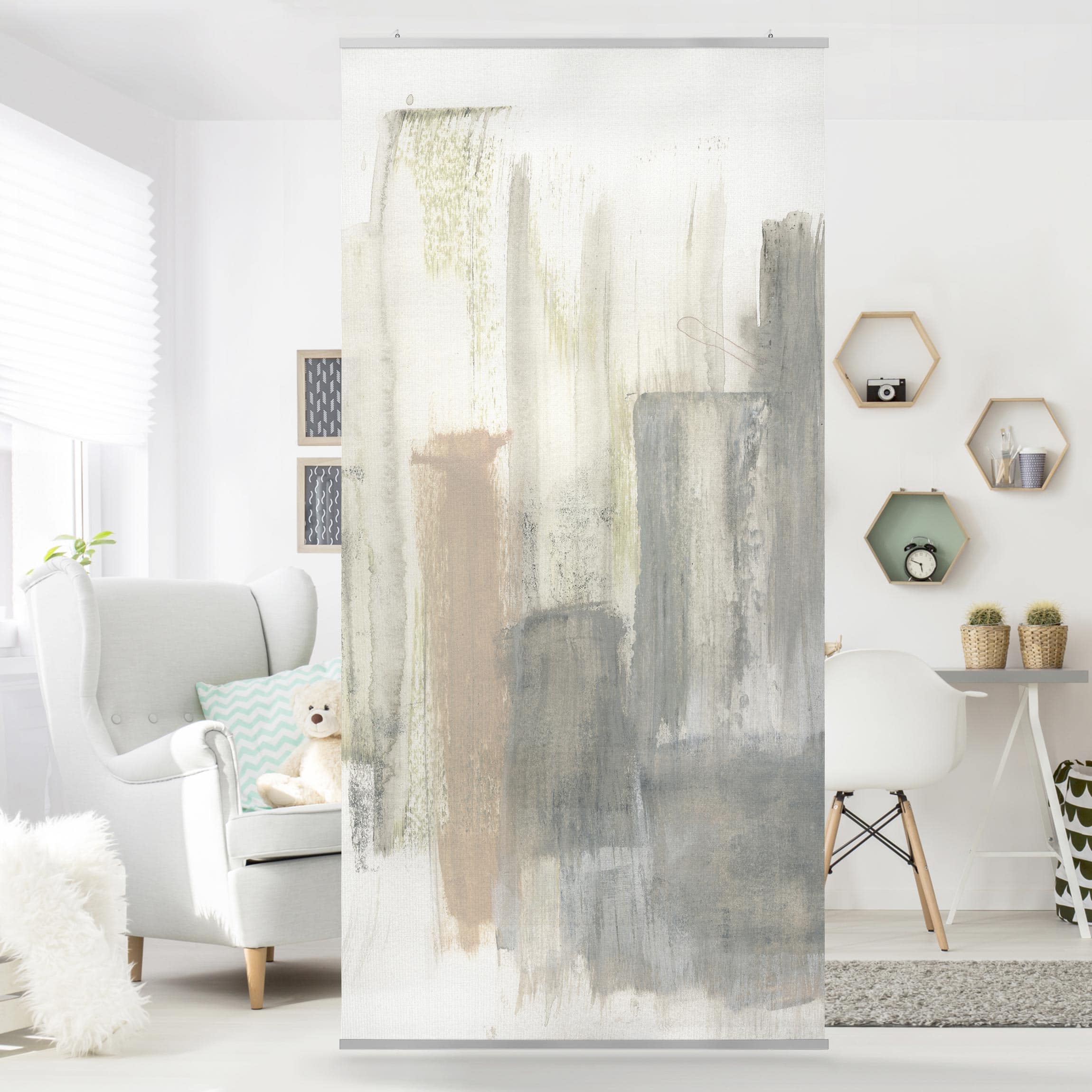 Raumteiler Ein Hauch von Pastell II