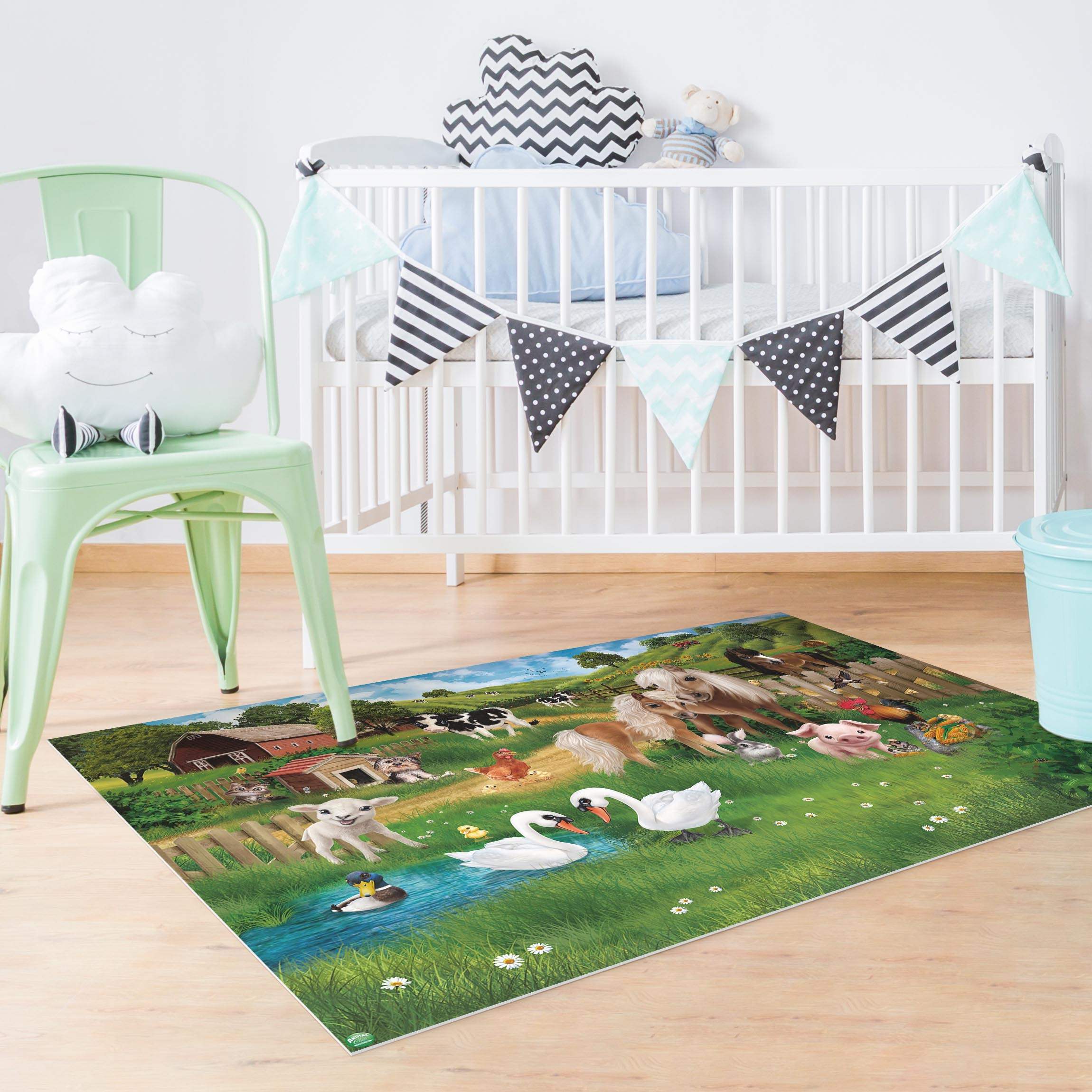 Vinylteppich Animal Club International - Tiere auf dem Bauernhof