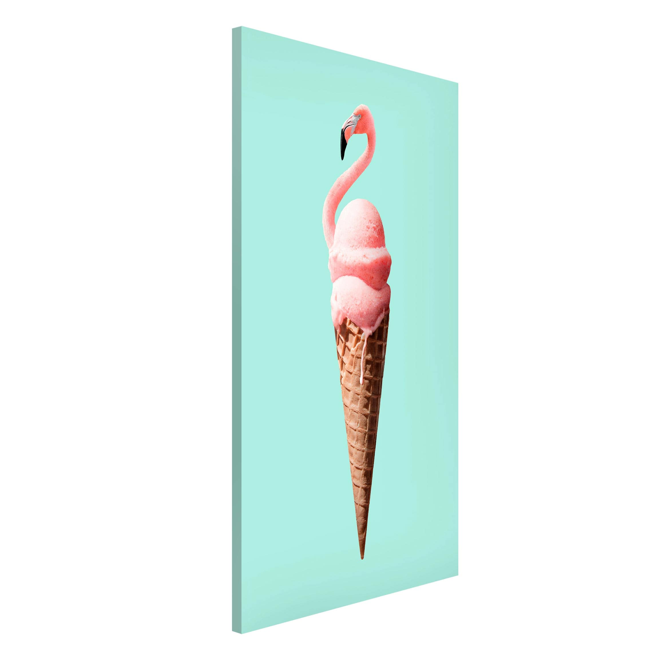 Eis mit Flamingo