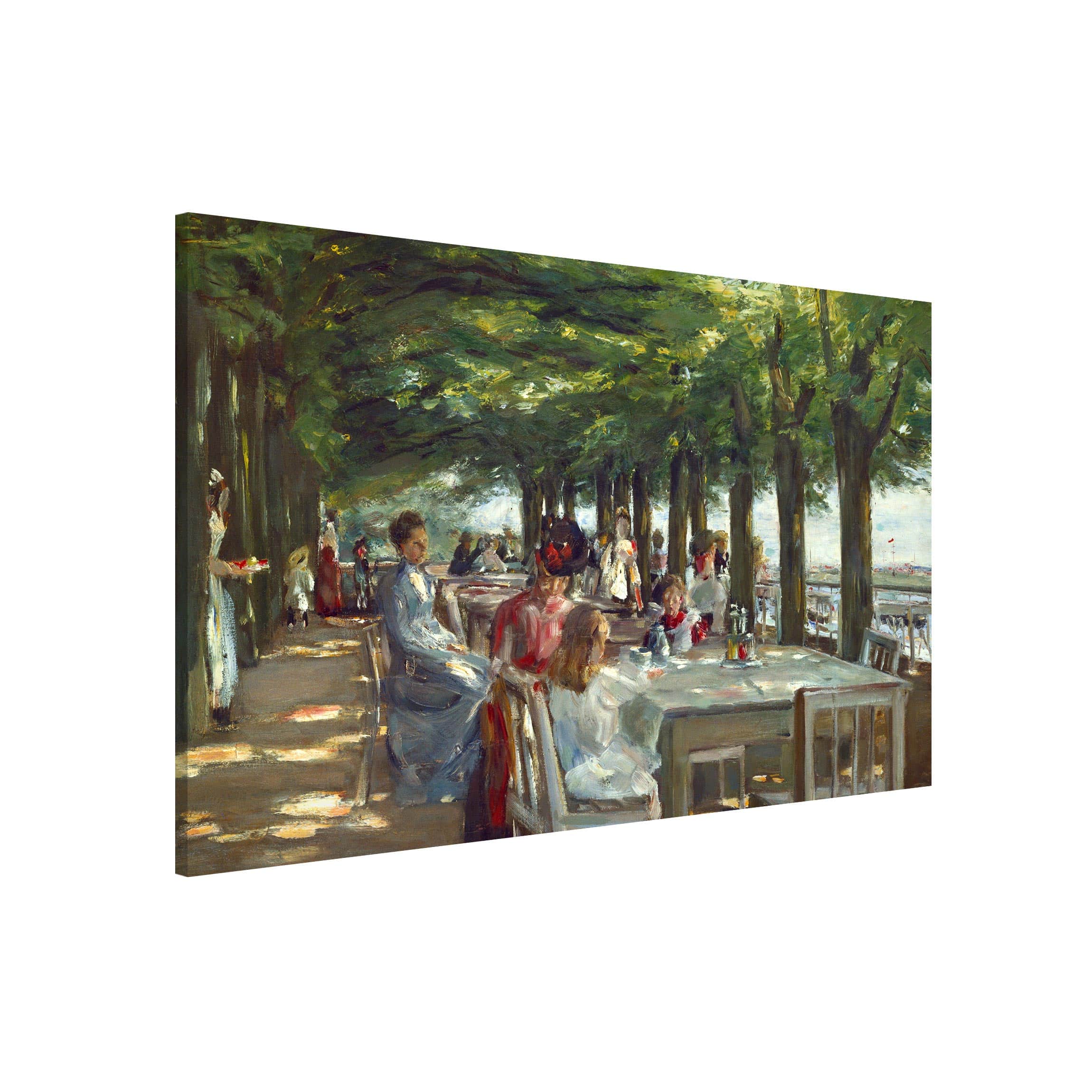 Magnettafel - Querformat 3:2 Max Liebermann - Terrasse des Restaurants Jacob