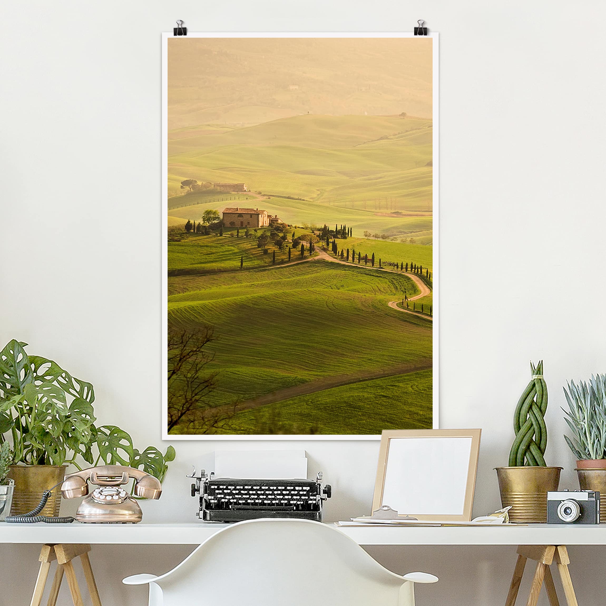 Poster - Hochformat Chianti Toskana