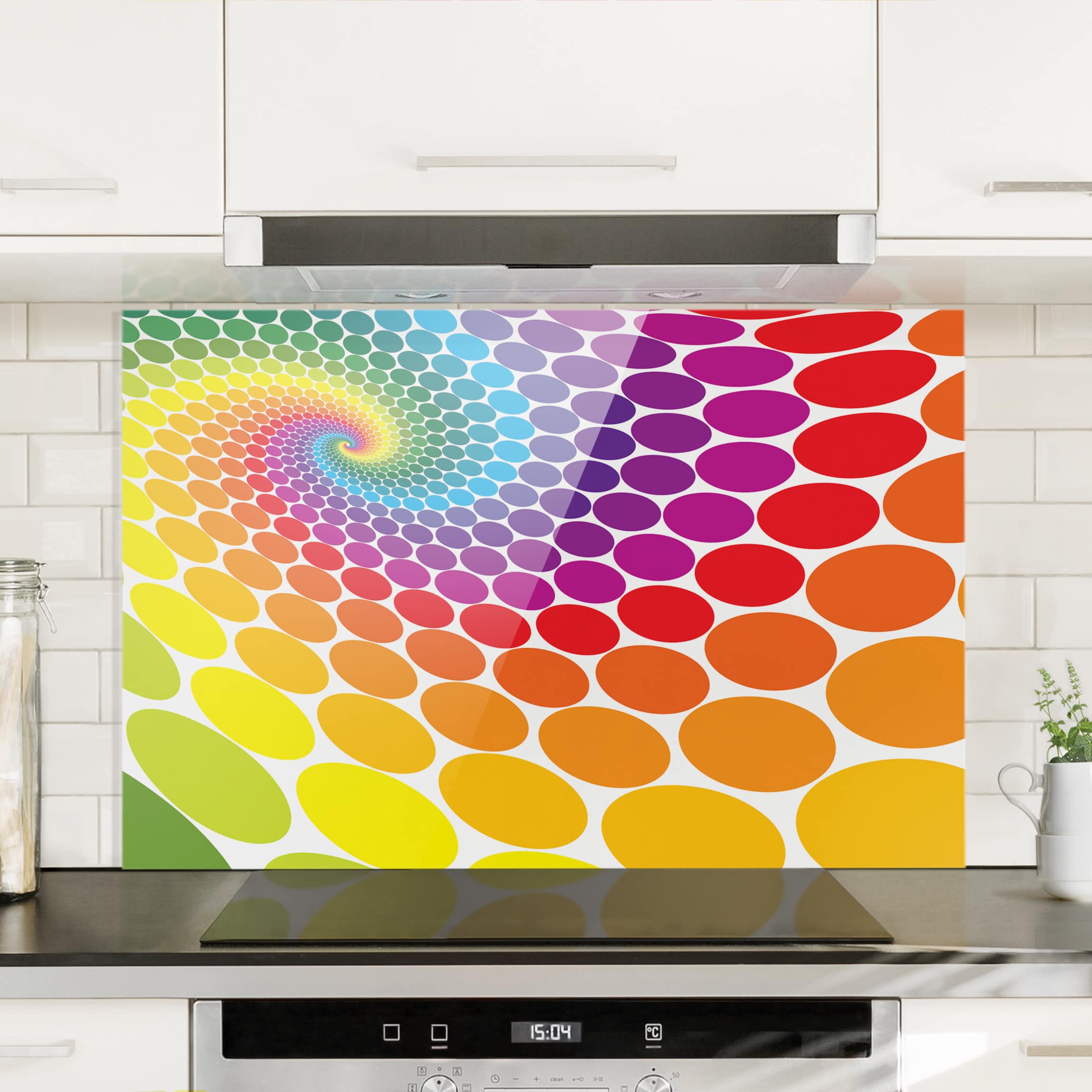 Glas Spritzschutz - Querformat 3:2 Magic Points