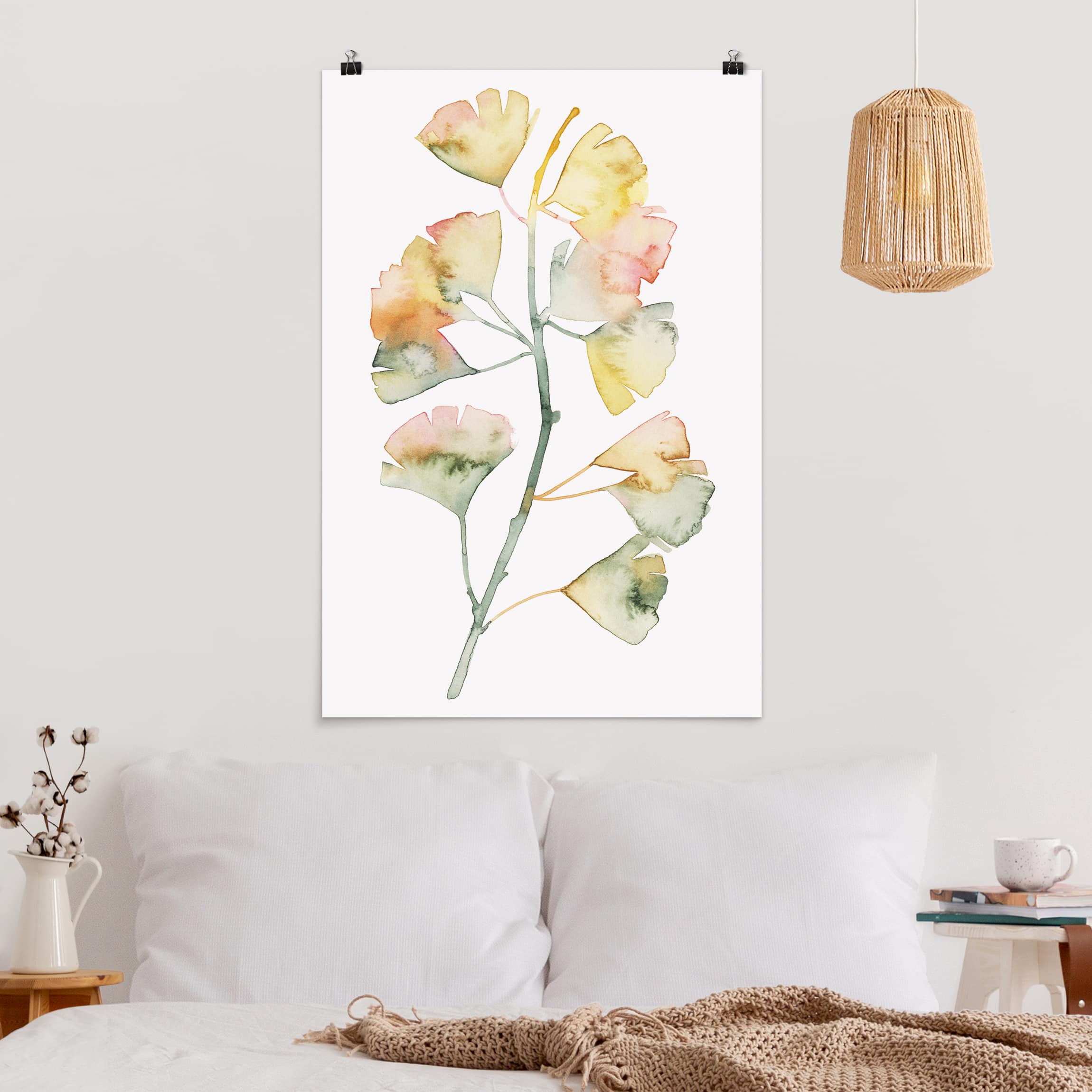 Poster - Hochformat Frauenhaarfarn II