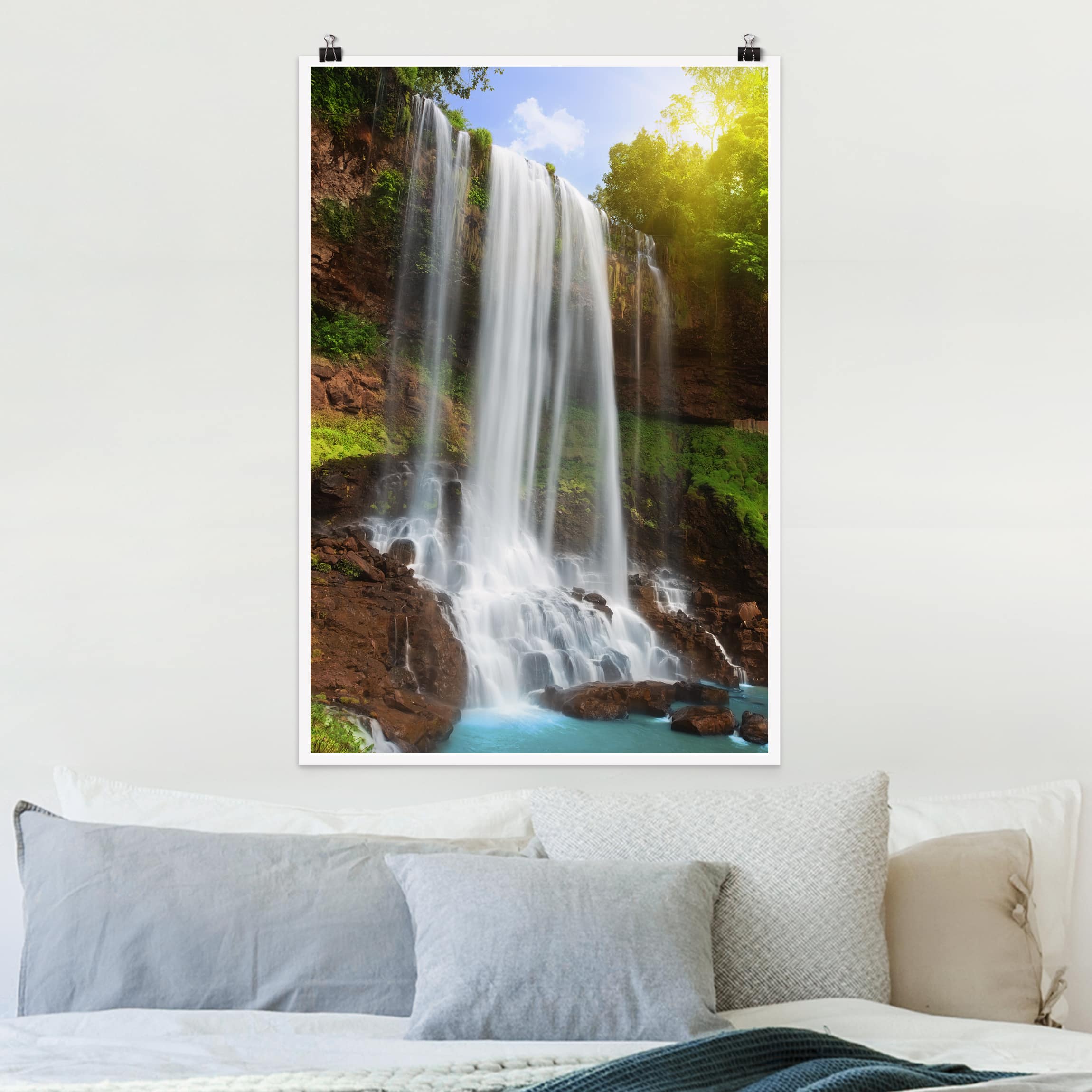 Poster - Hochformat Waterfalls