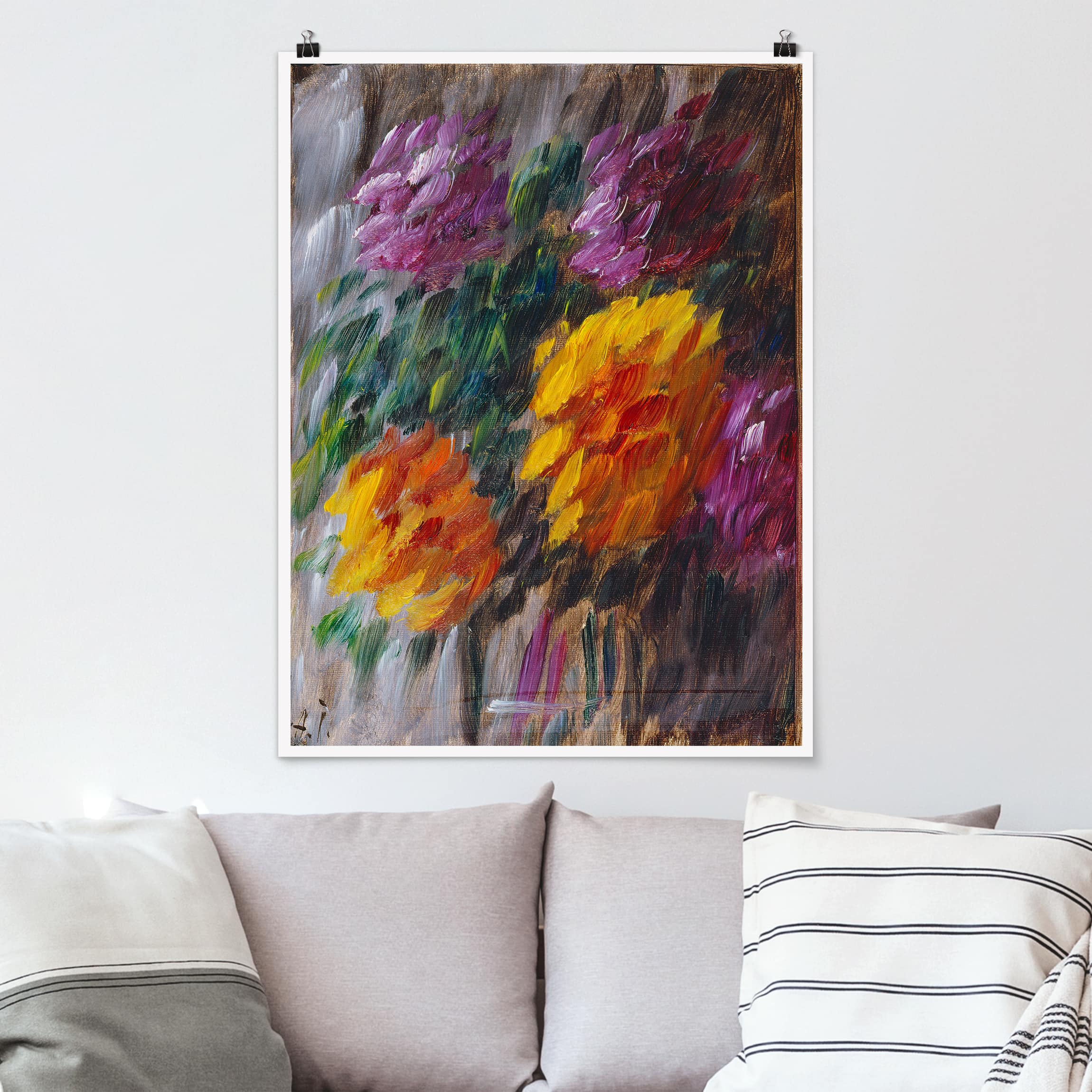 Poster - Hochformat Alexej von Jawlensky - Chrysanthemen im Sturm