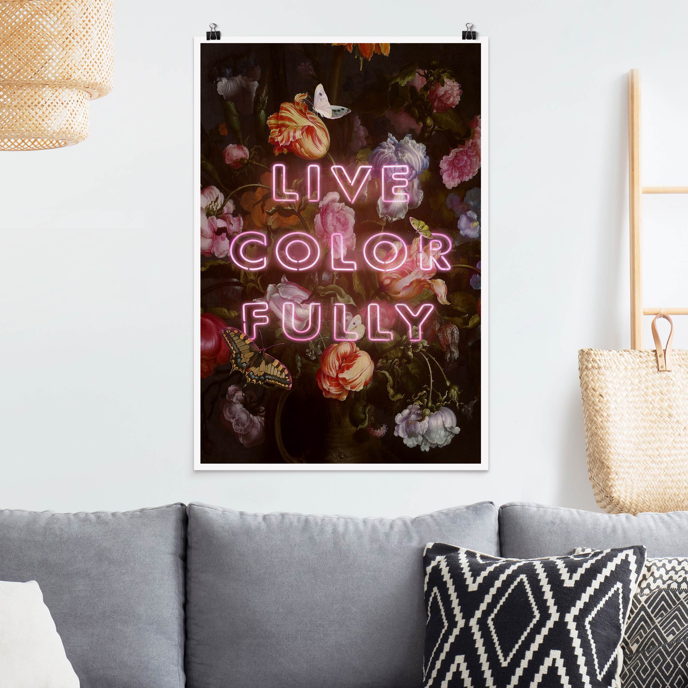 Poster Live Color Fully