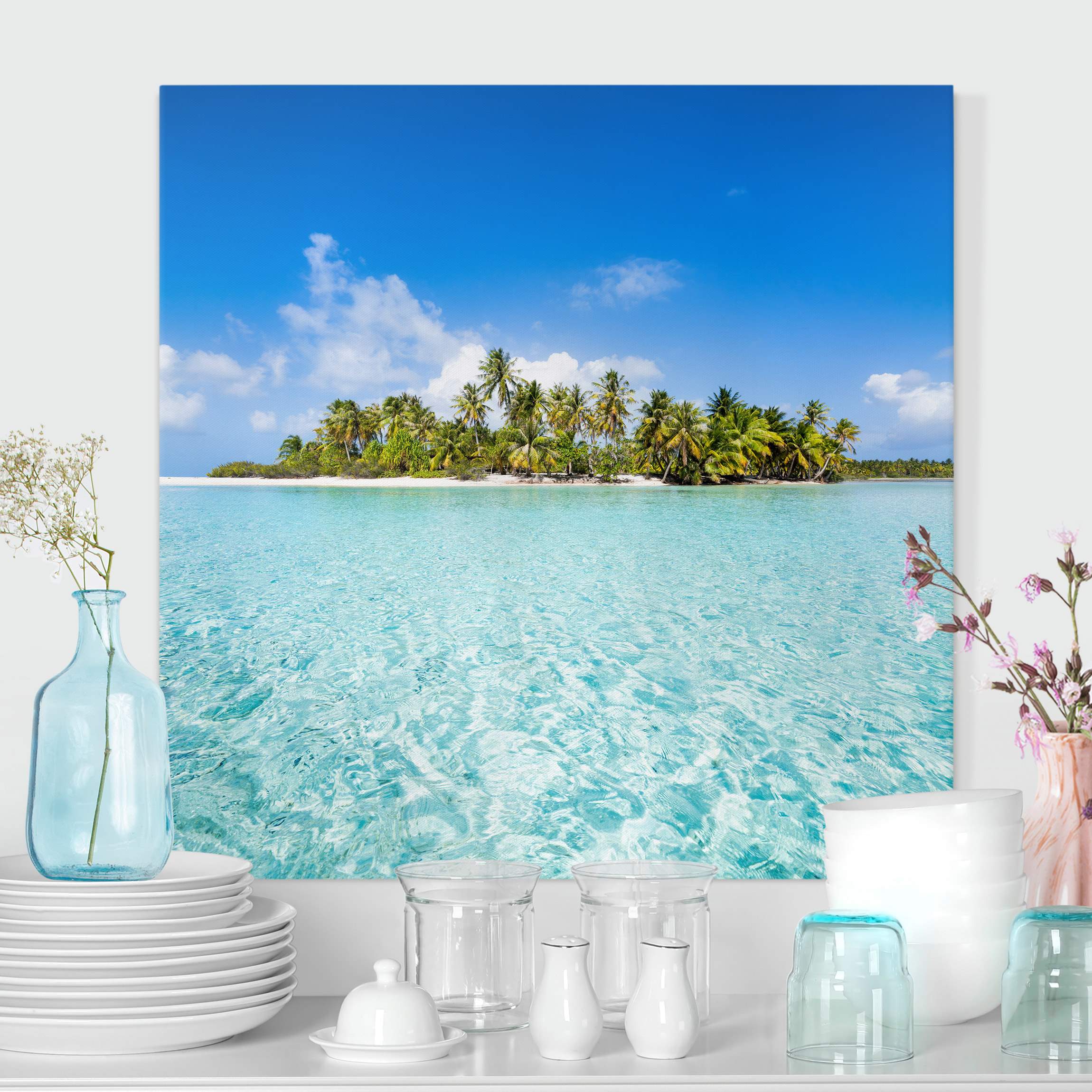 Leinwandbild Crystal Clear Water