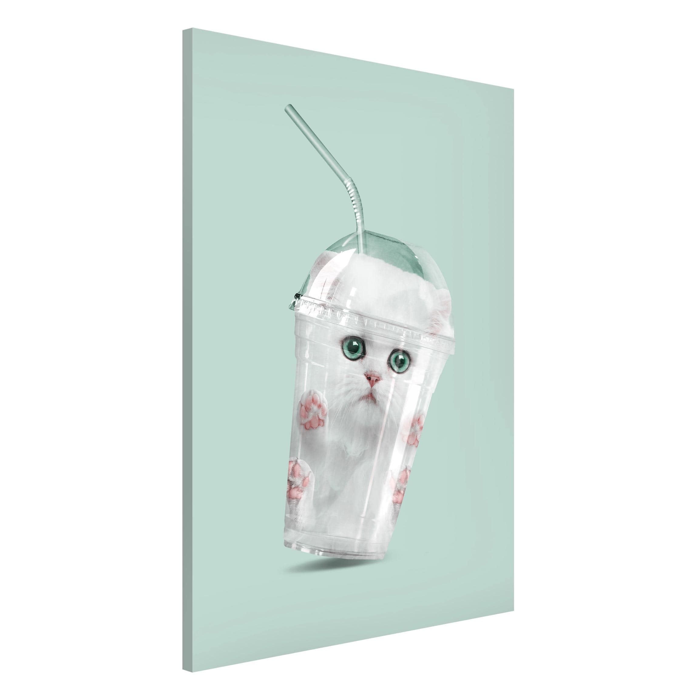 Magnettafel - Hochformat 2:3 Shake mit Katze