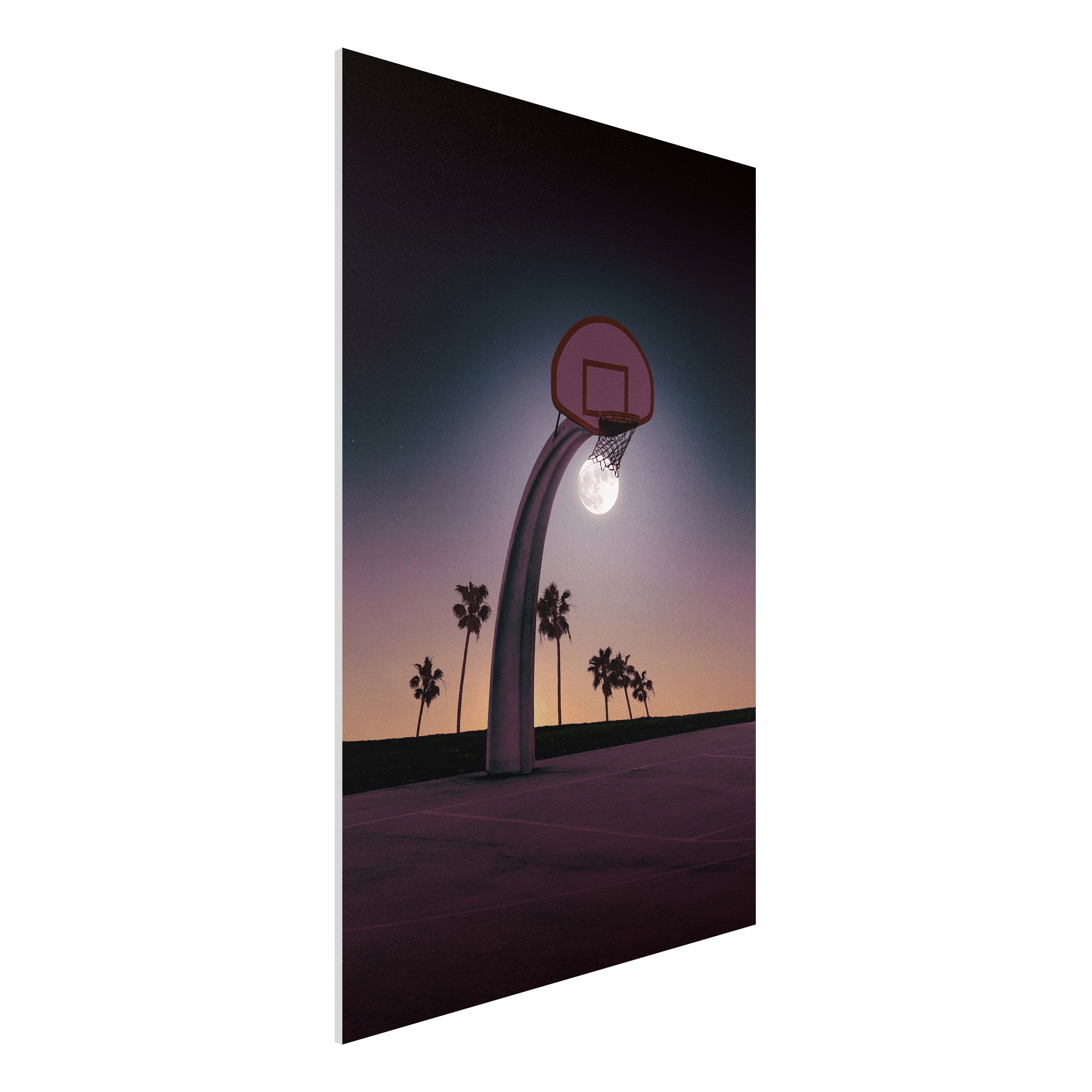 Forexbild - Hochformat Basketball mit Mond