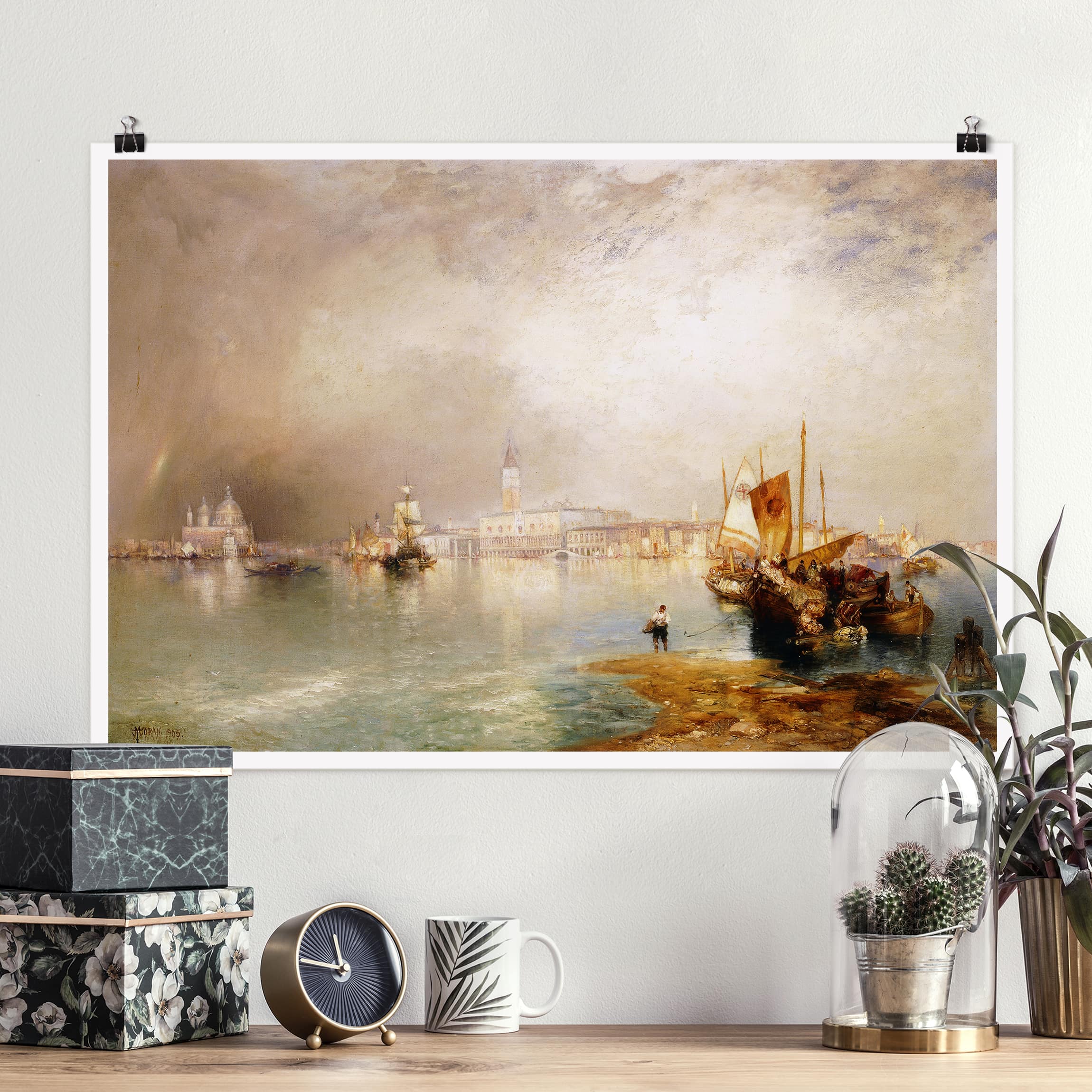 Poster - Querformat Thomas Moran - Venedig I
