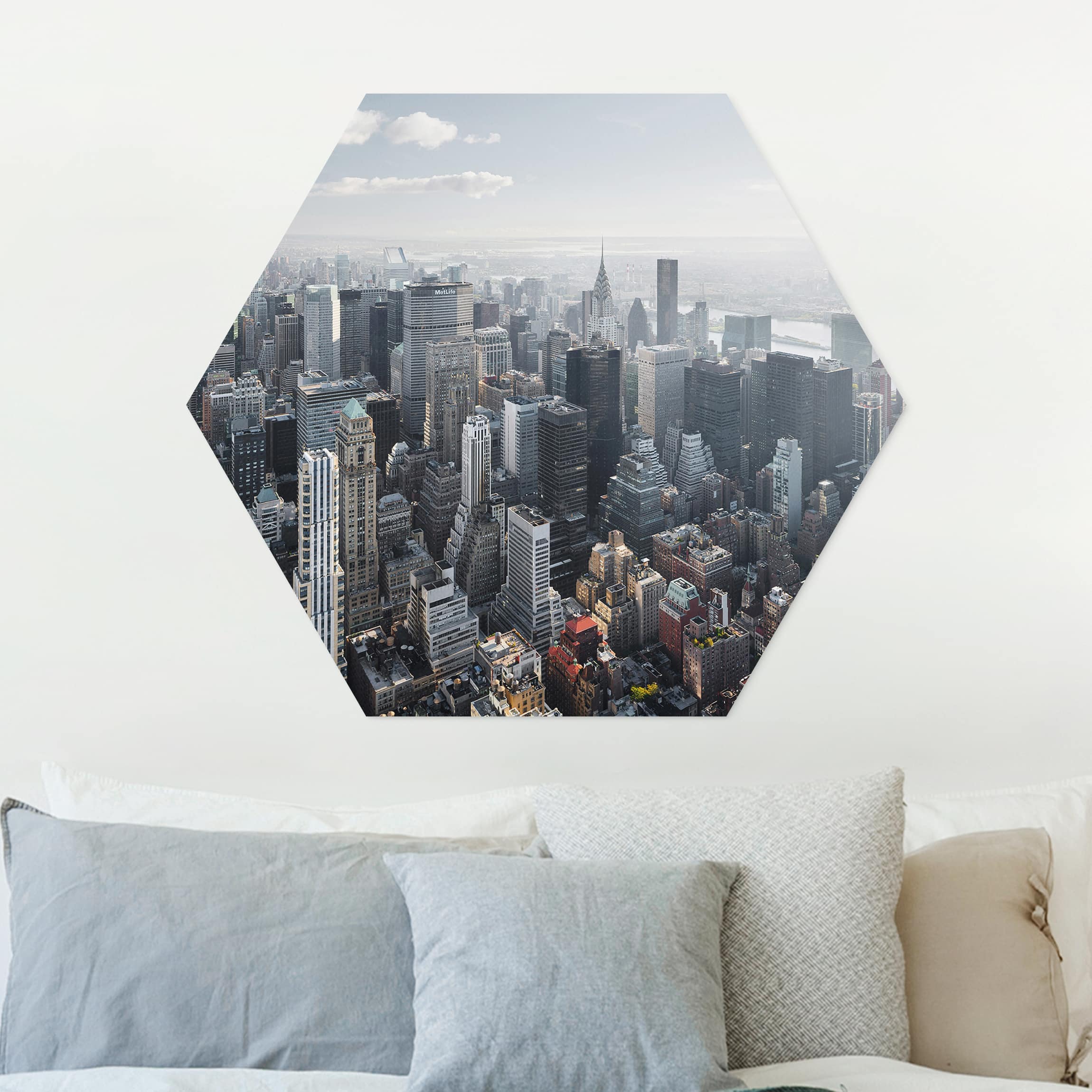 Hexagon-Forexbild Upper Manhattan New York City