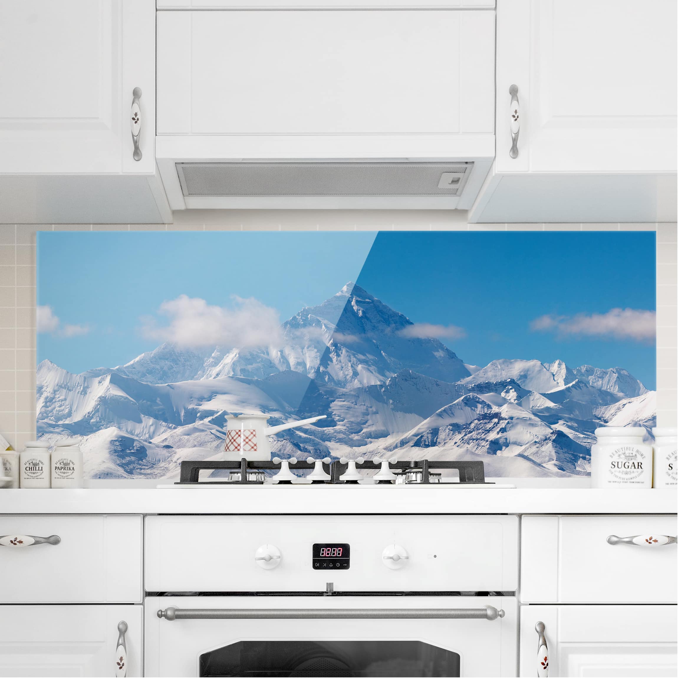 Glas Spritzschutz Mount Everest