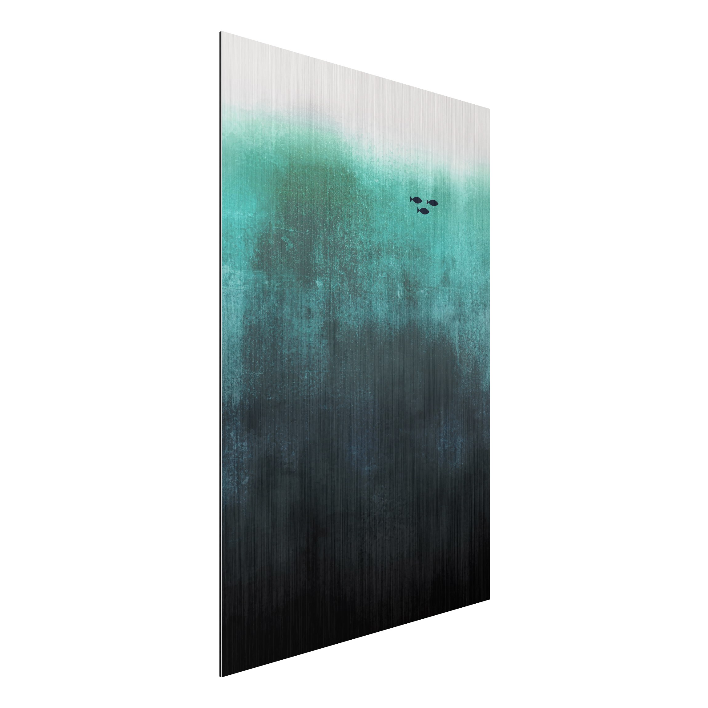 Alu-Dibond Bild Fische in der Tiefsee