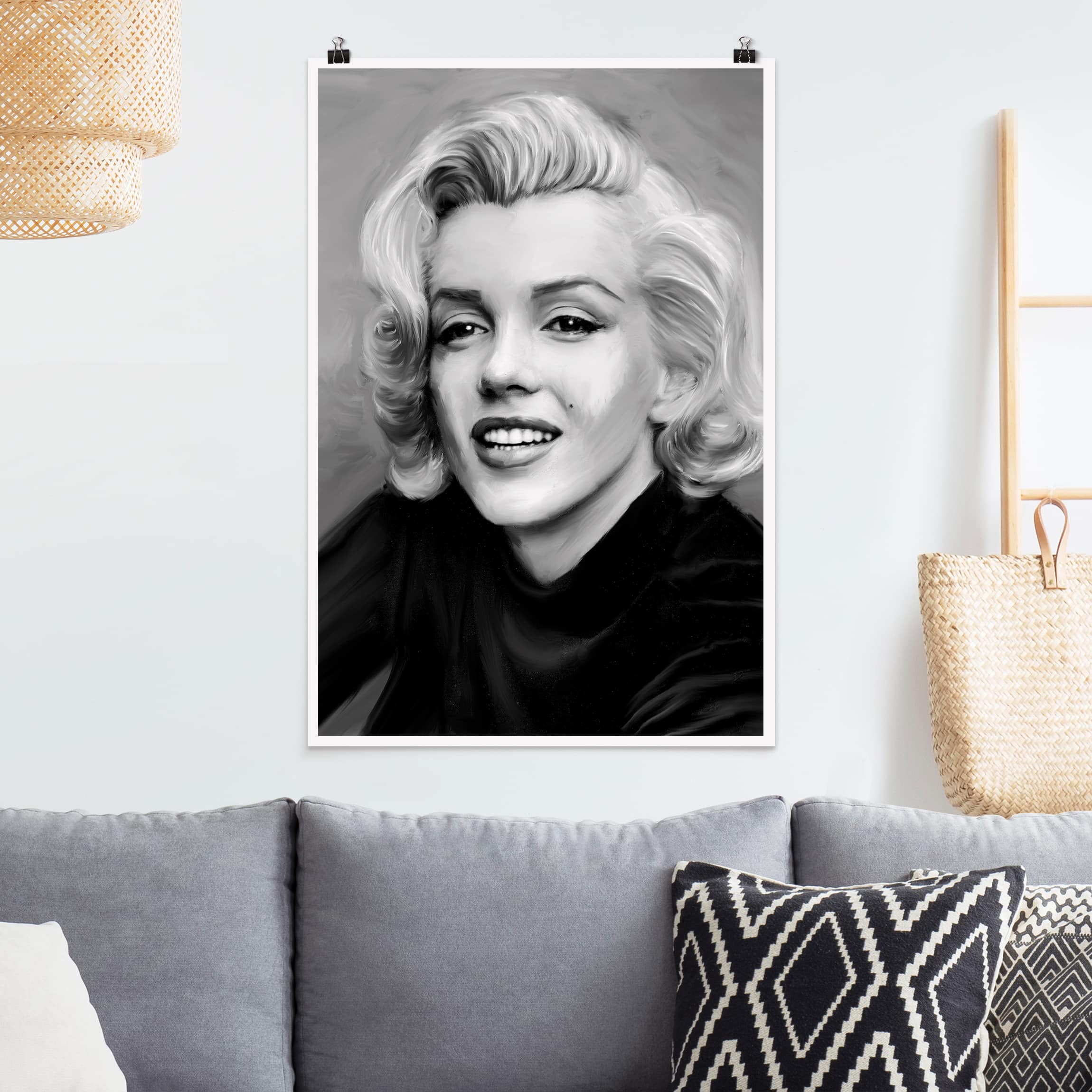 Poster - Hochformat Marilyn privat