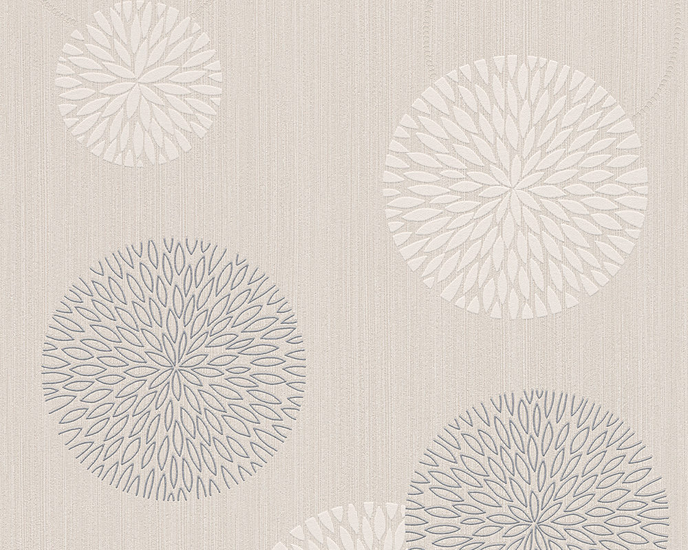 Metallic-Tapete A.S. Création Best of Vlies in Beige Creme Metallic - 937912