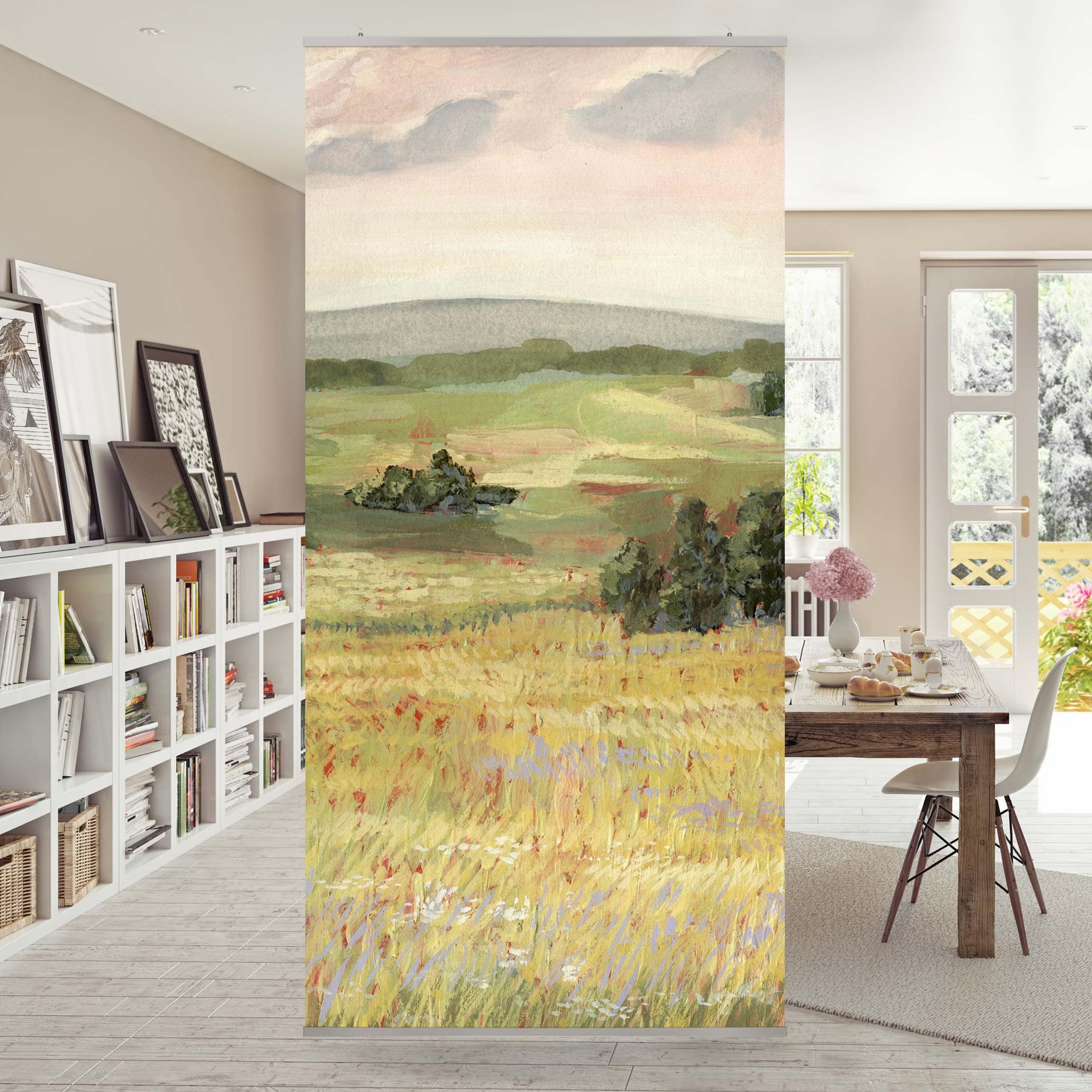 Raumteiler Wiese am Morgen I