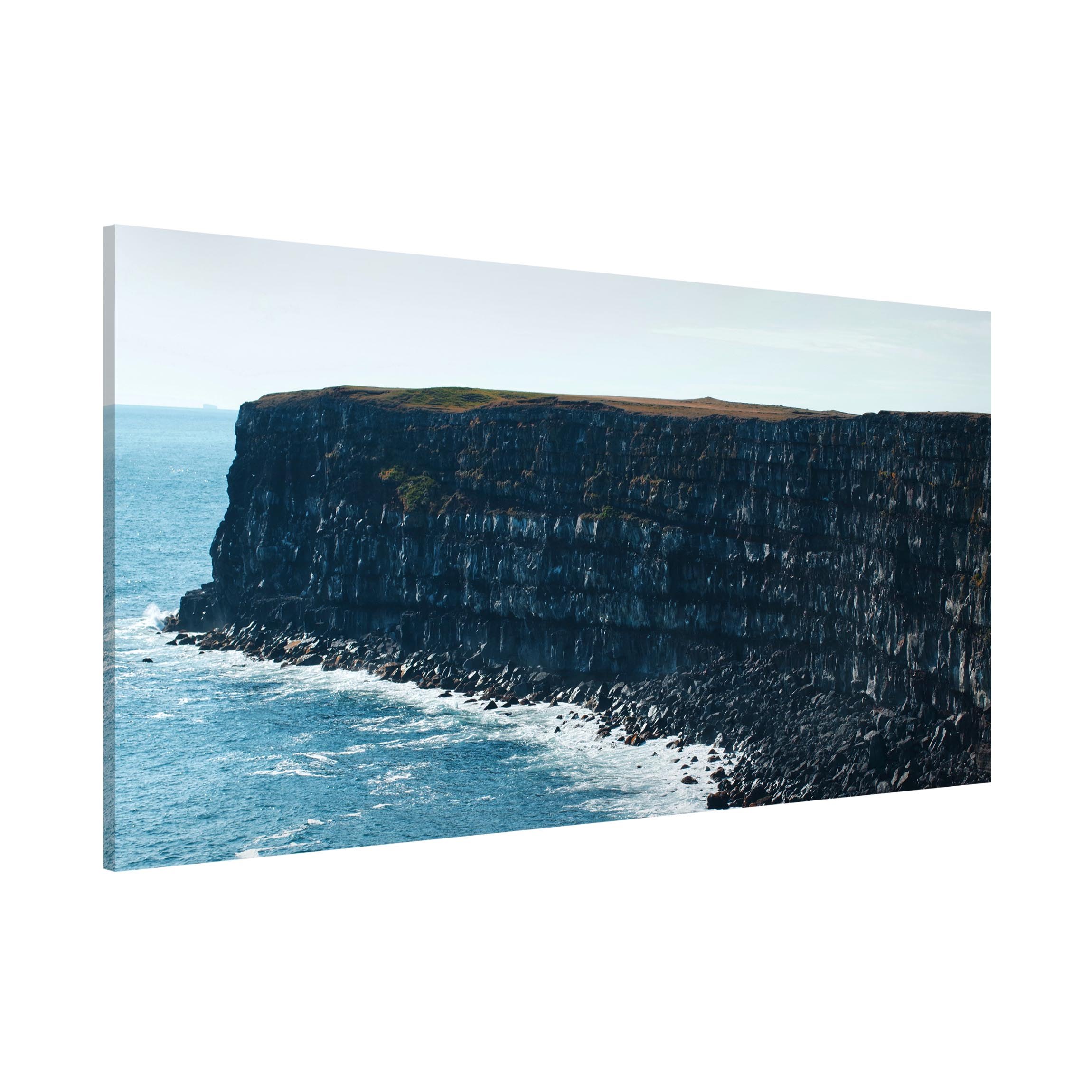 Magnettafel Felsige Klippen auf Island