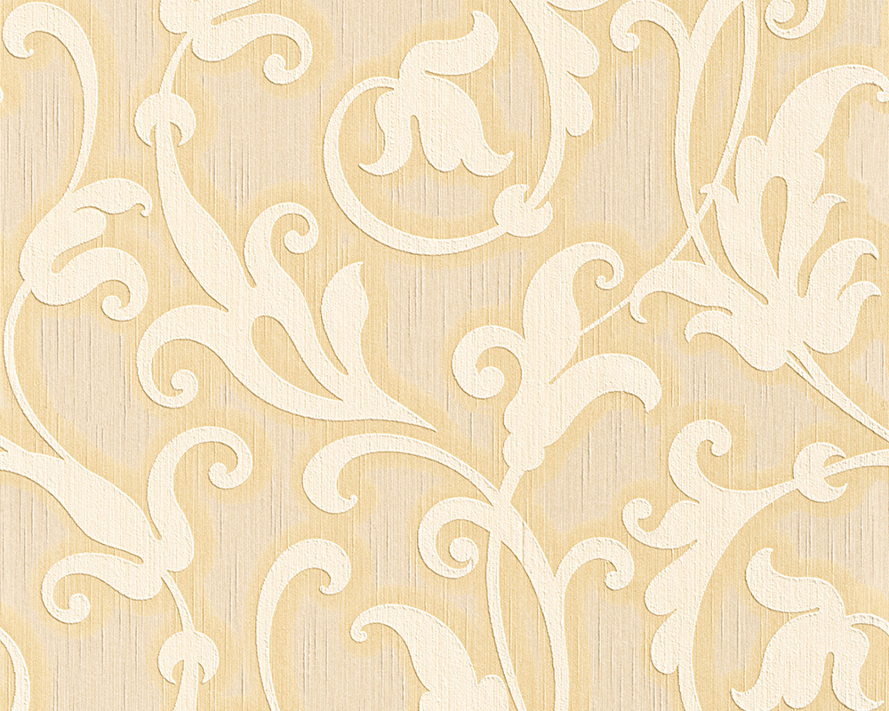 Metallic-Tapete Architects Paper Tessuto in Gelb Metallic - 954902