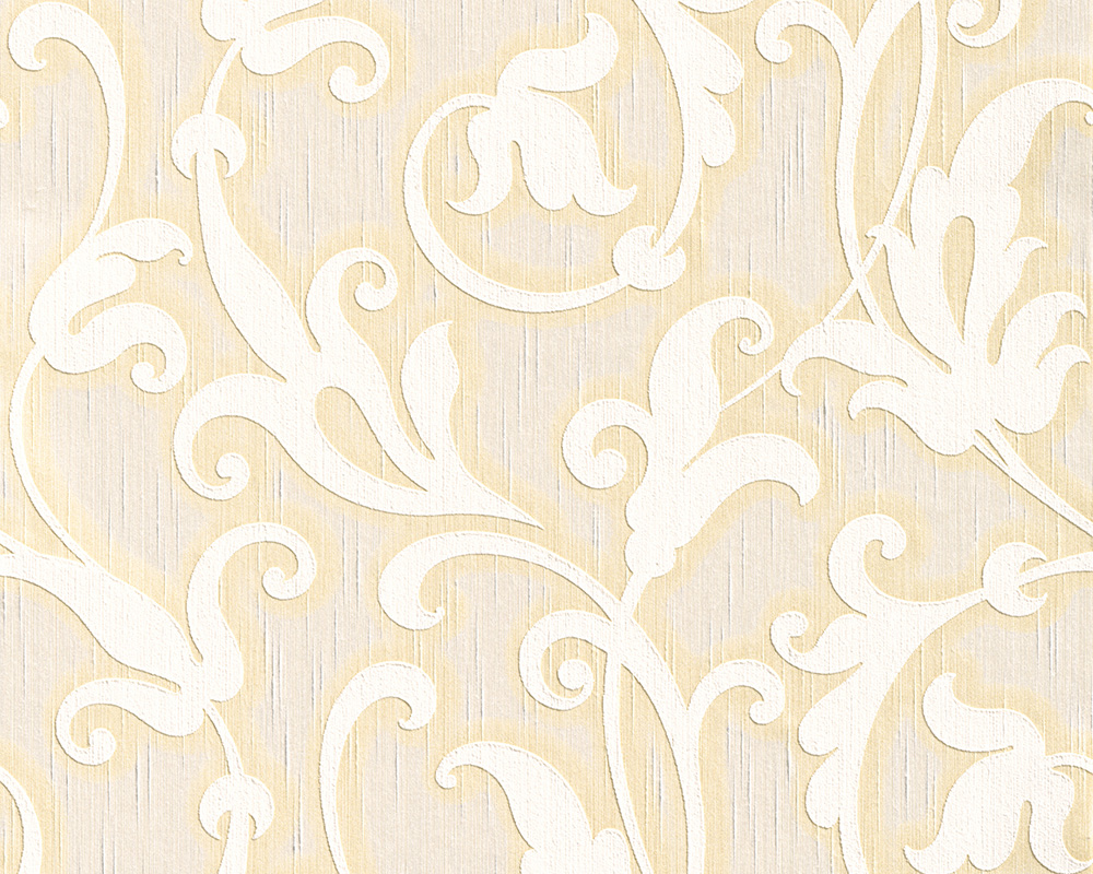 Metallic-Tapete Architects Paper Tessuto in Beige Creme Metallic - 954907