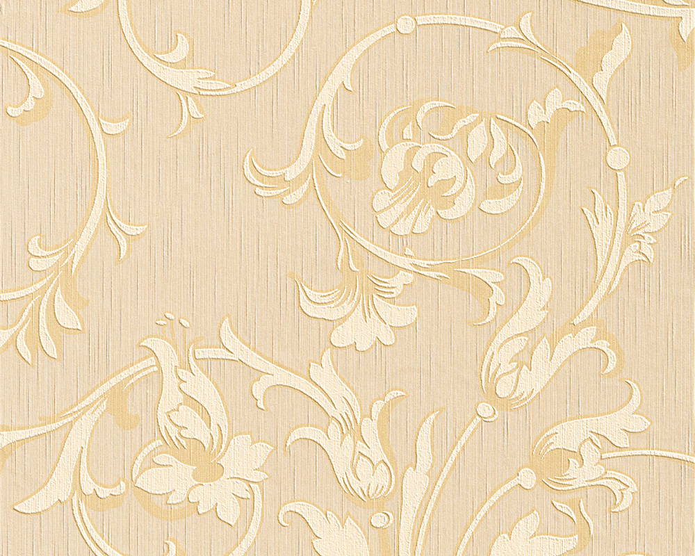 Metallic-Tapete Architects Paper Tessuto in Beige Gelb Metallic - 956332