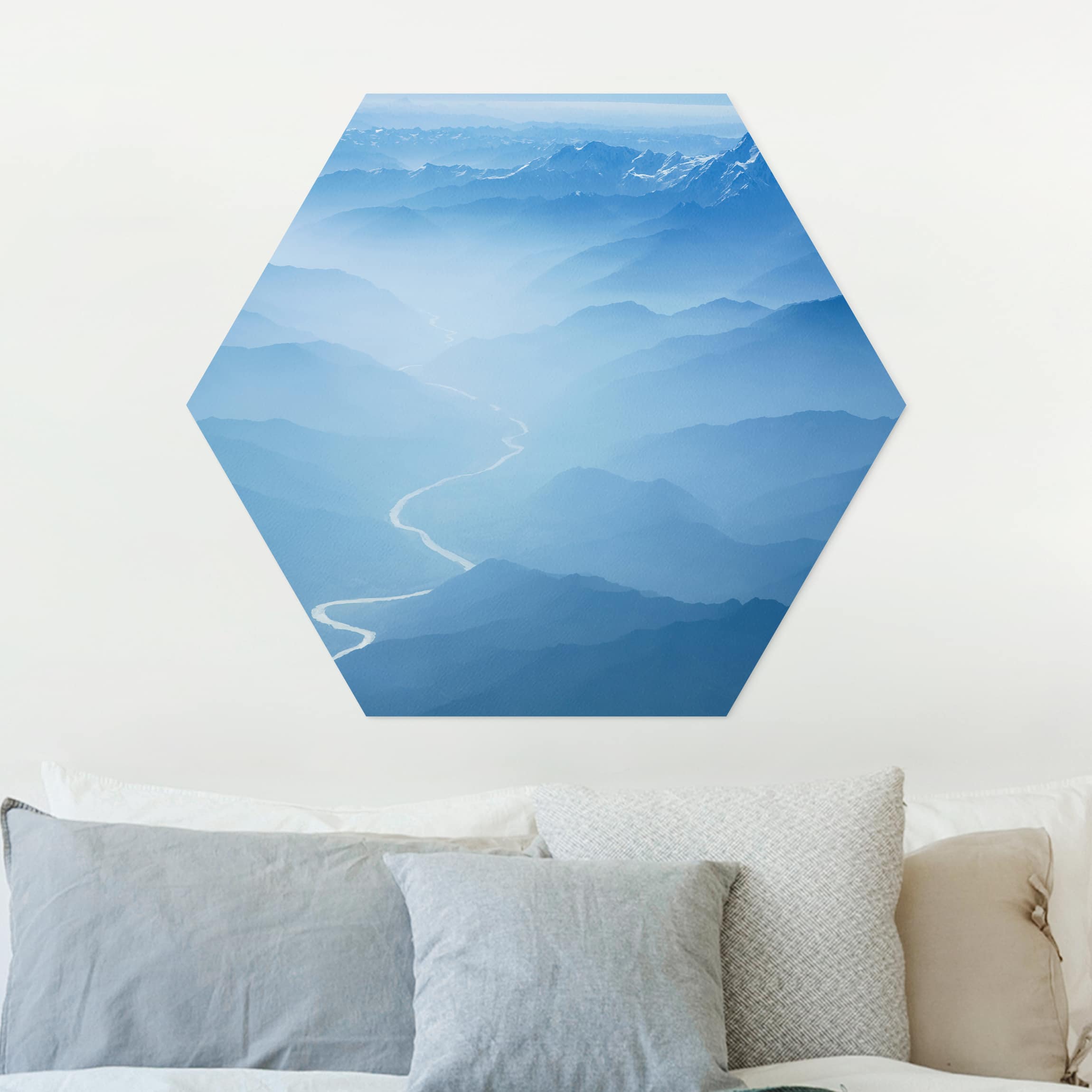 Hexagon-Forexbild Blick über den Himalaya