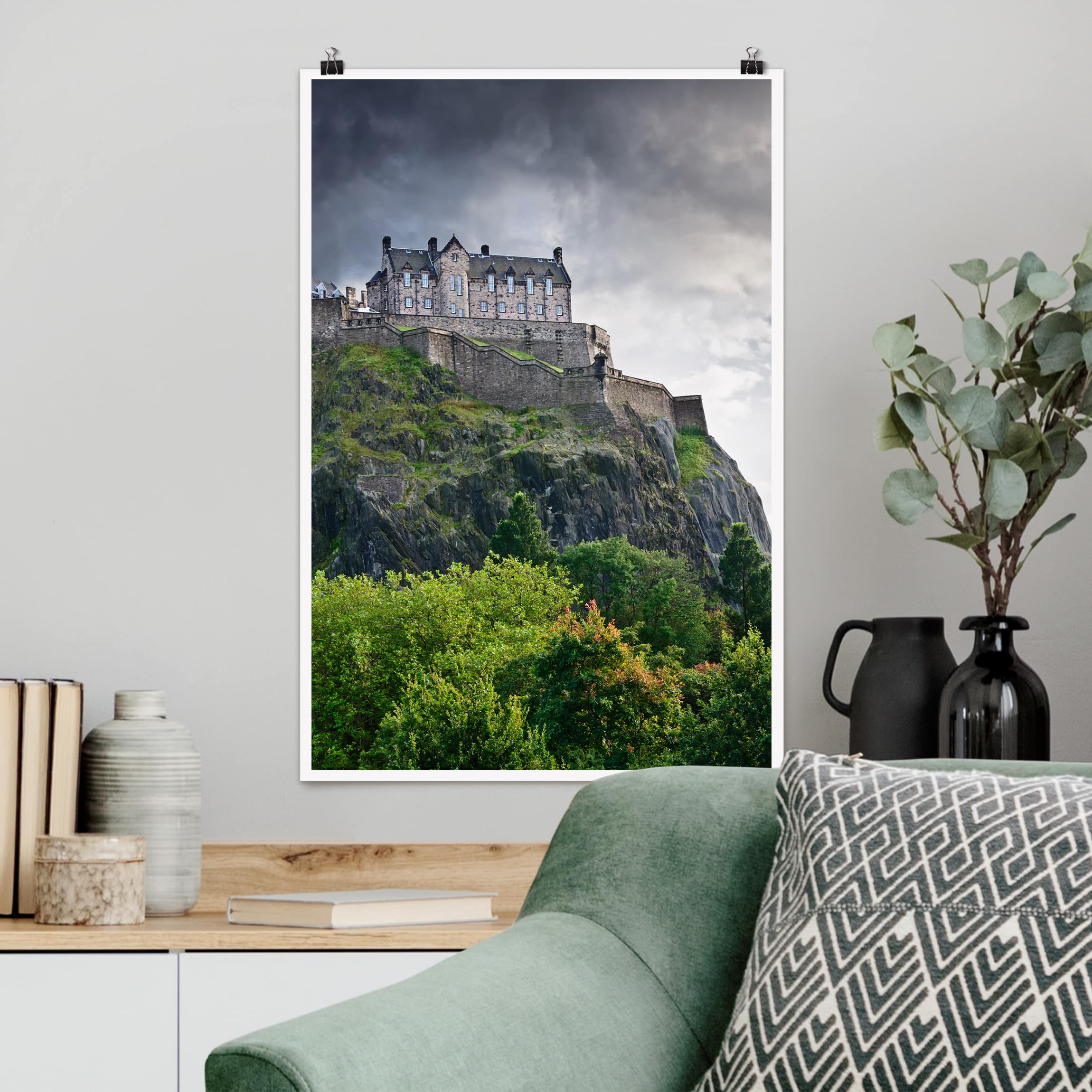 Poster - Hochformat Edinburgh Castle