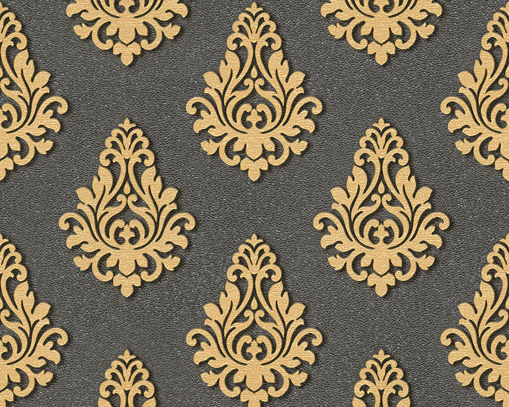Metallic-Tapete Architects Paper Nobile in Grau Metallic - 959815