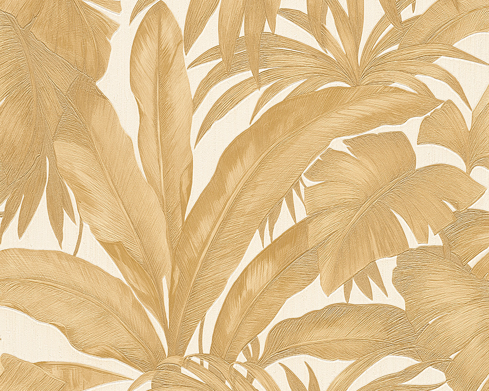 Metallic Mustertapete Versace wallpaper Versace 2 Giungla in Creme Metallic - 962404
