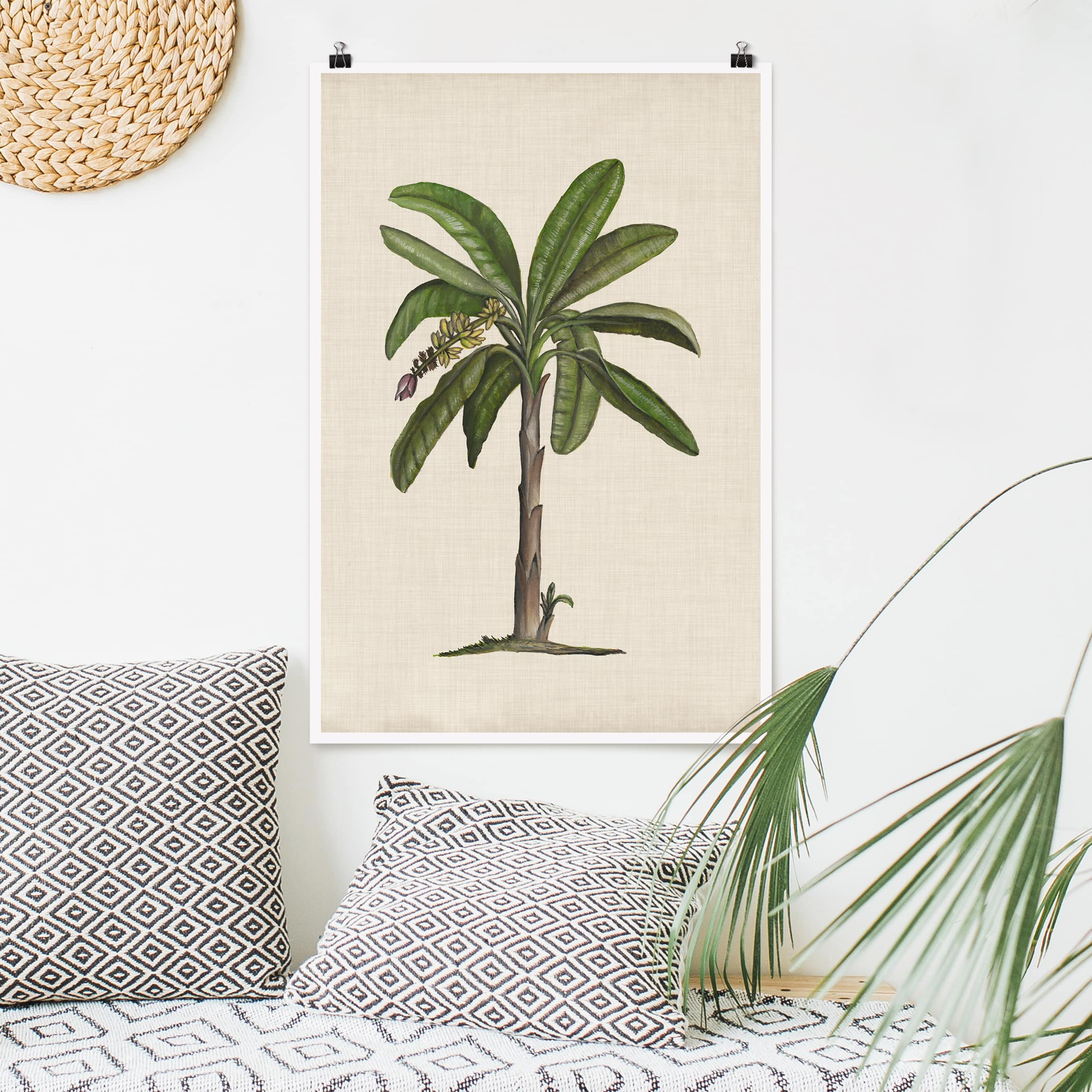 Poster - Hochformat Britische Palmen II