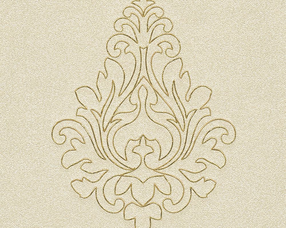 Metallic-Tapete Architects Paper Nobile in Gelb Metallic - 969822