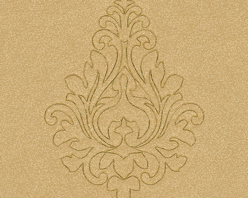 Metallic-Tapete Architects Paper Nobile in Gelb Metallic Orange - 969823