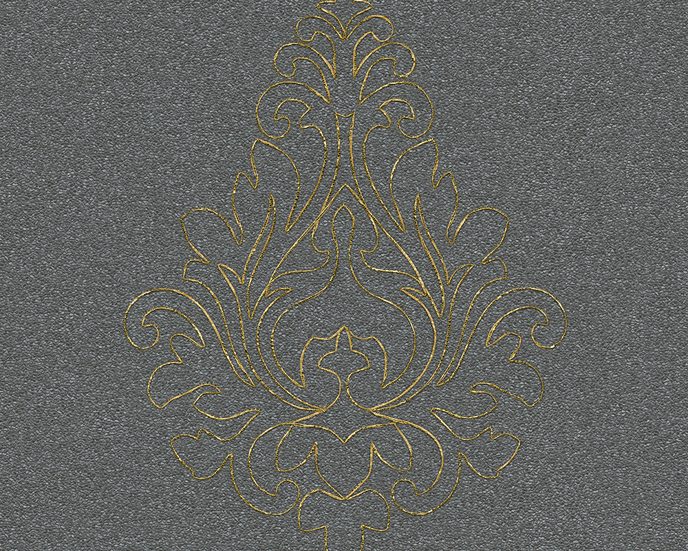 Metallic-Tapete Architects Paper Nobile in Grau Metallic - 969824