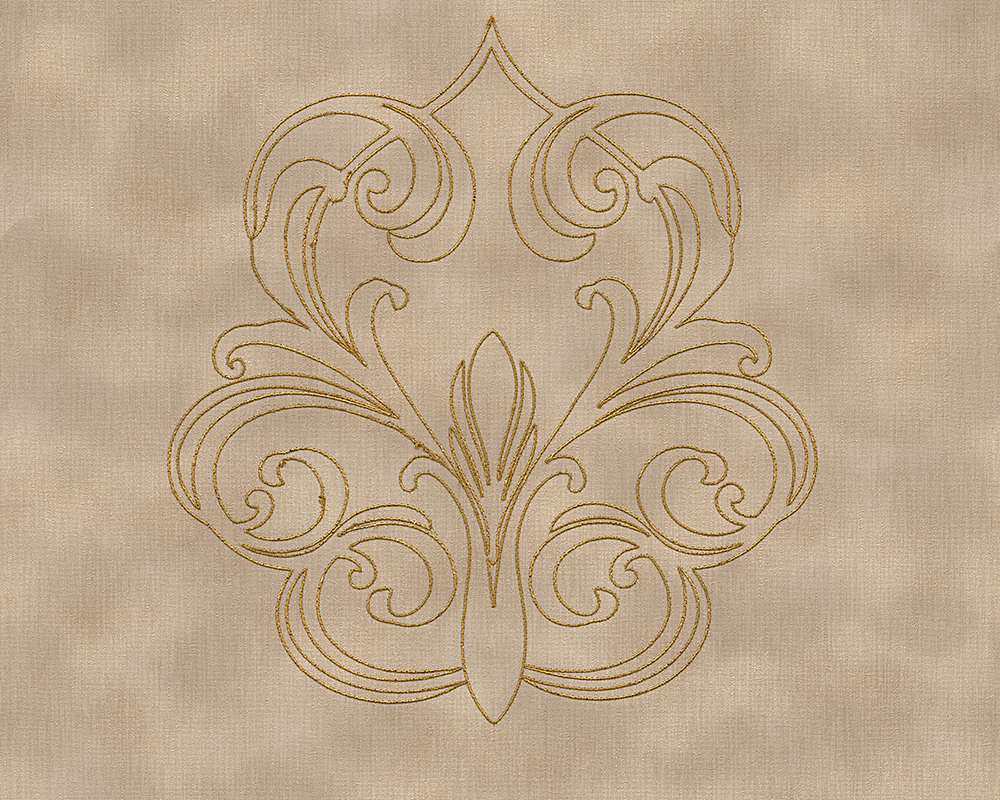 Metallic Mustertapete Architects Paper Nobile in Braun Metallic - 969831