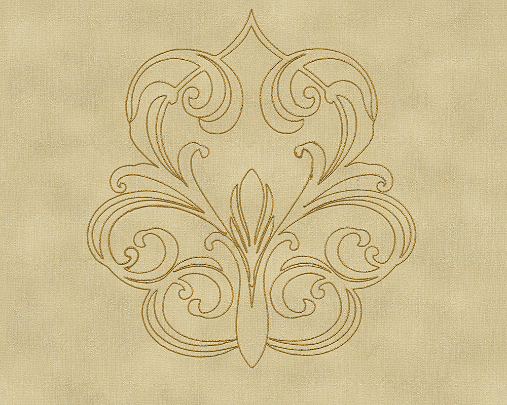 Metallic-Tapete Architects Paper Nobile in Gelb Metallic - 969835