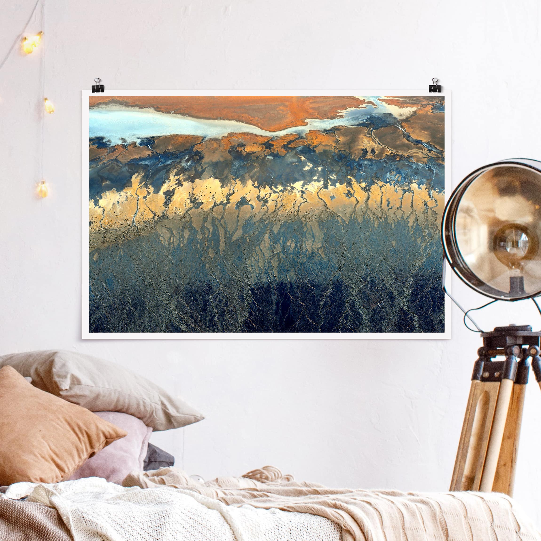 Poster - Querformat Kalifornien aus der Luft