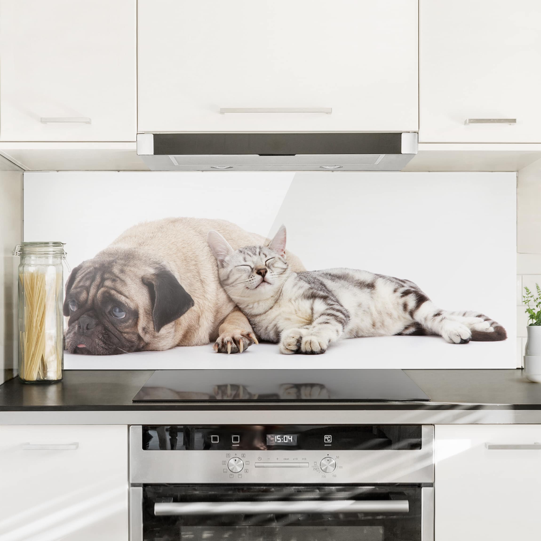 Glas Spritzschutz Beste Freunde