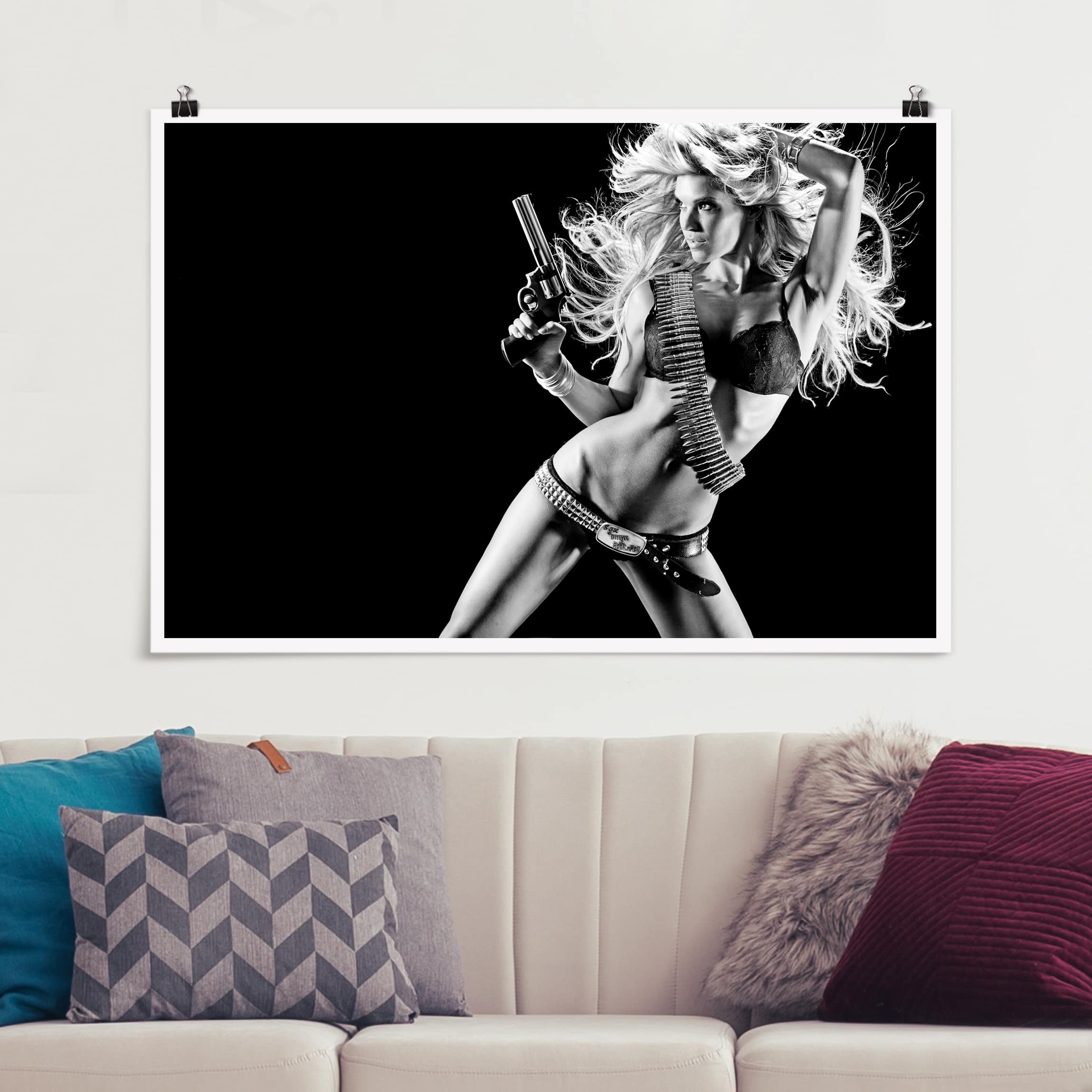 Poster - Querformat Bang, Bang, Baby!