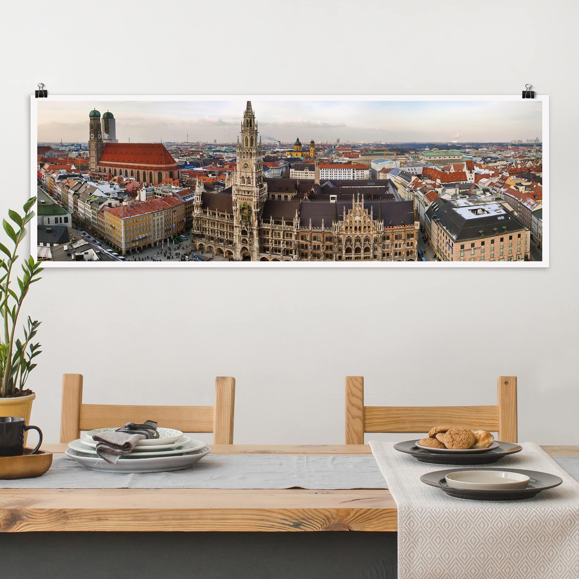Panorama Poster City of Munich