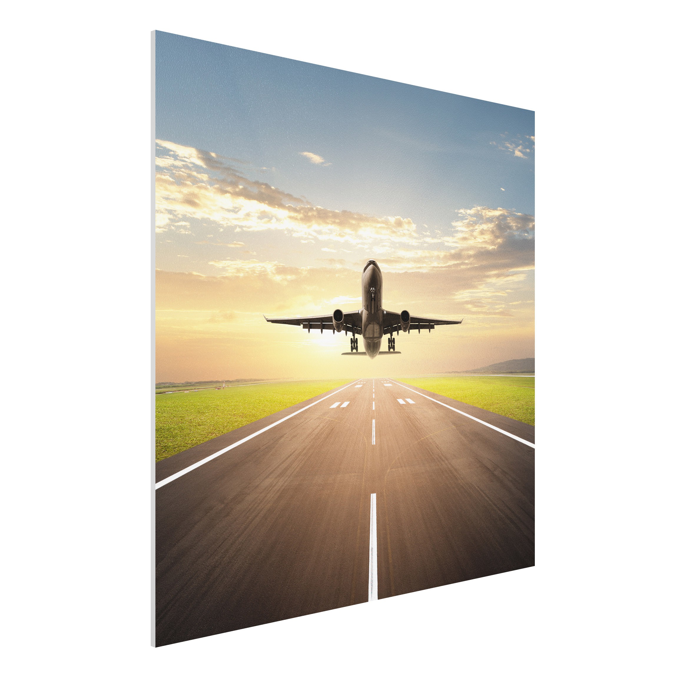 Forexbild - Quadrat Startendes Flugzeug