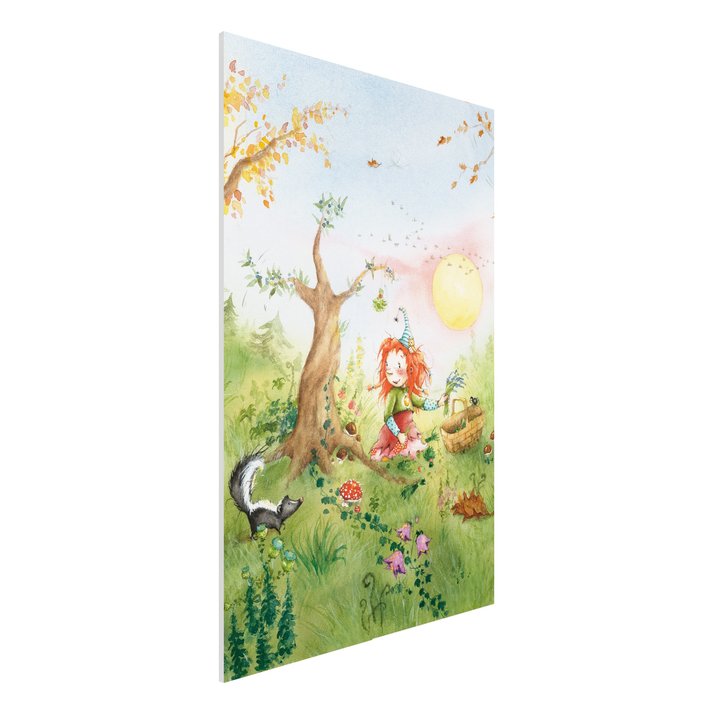 Forexbild - Hochformat 2:3 Frida sammelt Kräuter