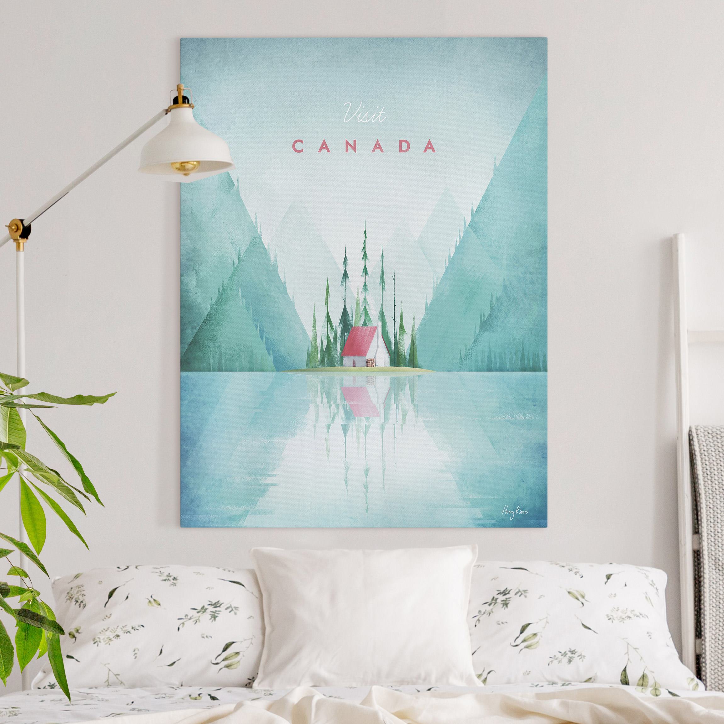 Leinwandbild Reiseposter - Canada