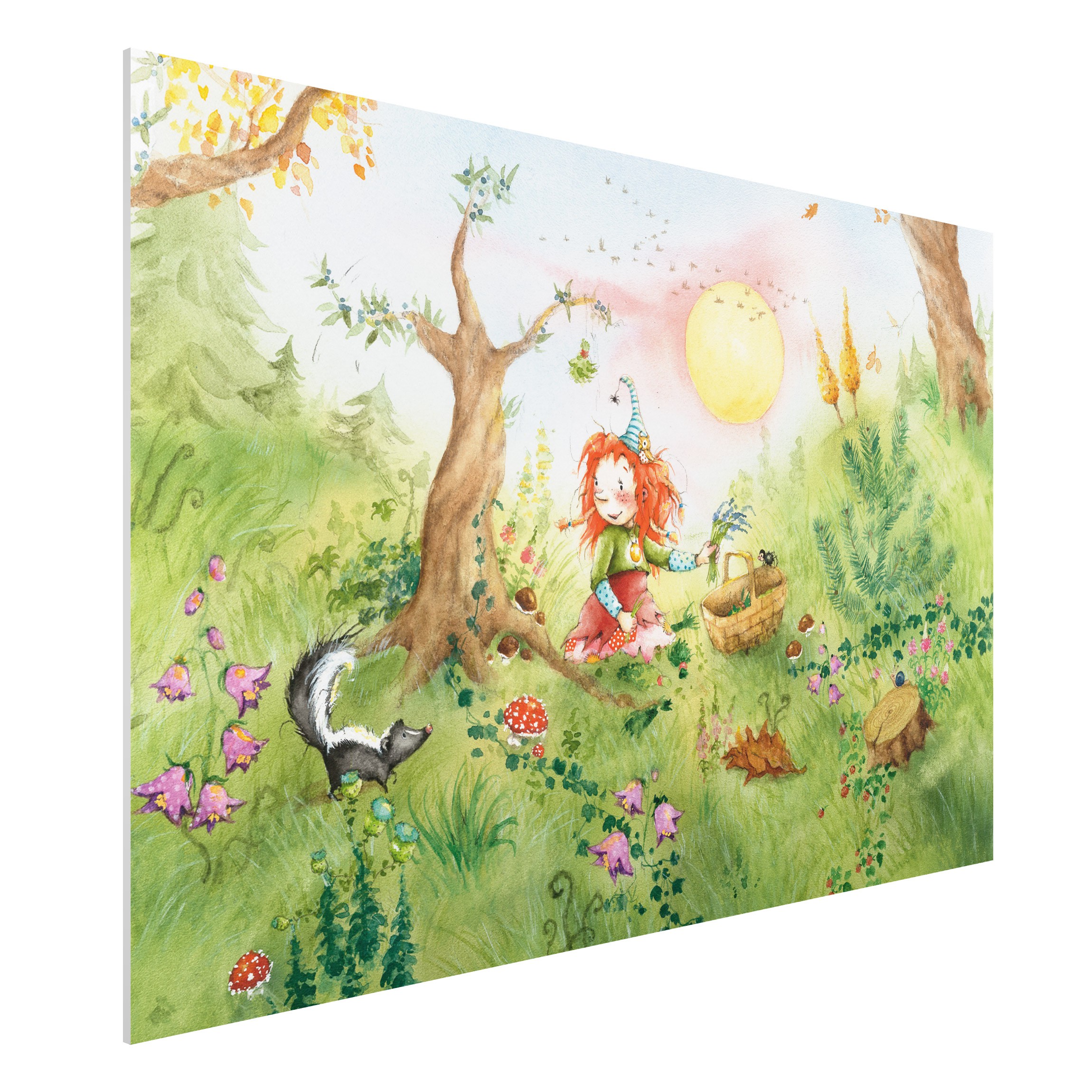 Forexbild - Querformat 3:2 Frida sammelt Kräuter