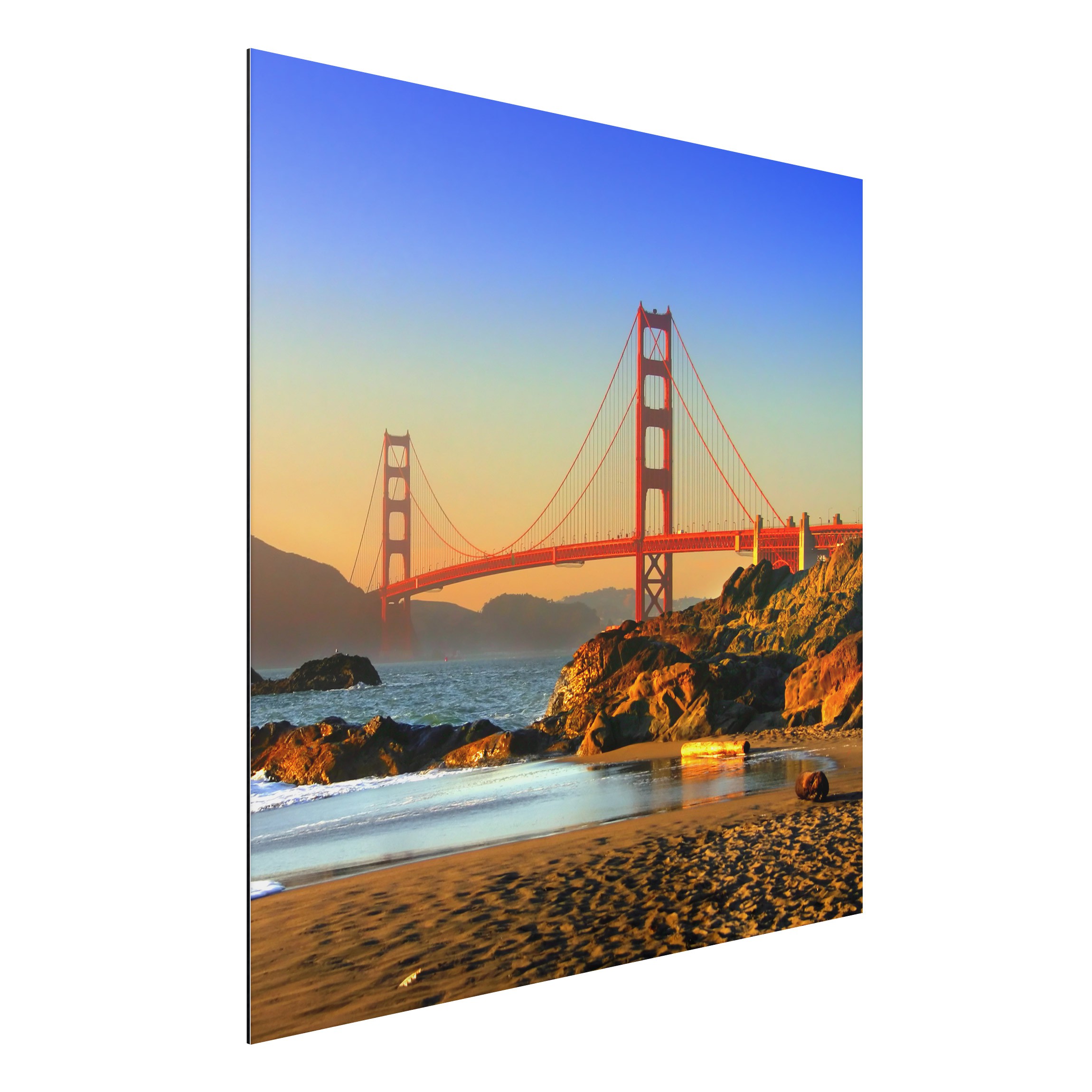 Alu-Dibond Architekur & Skyline Baker Beach