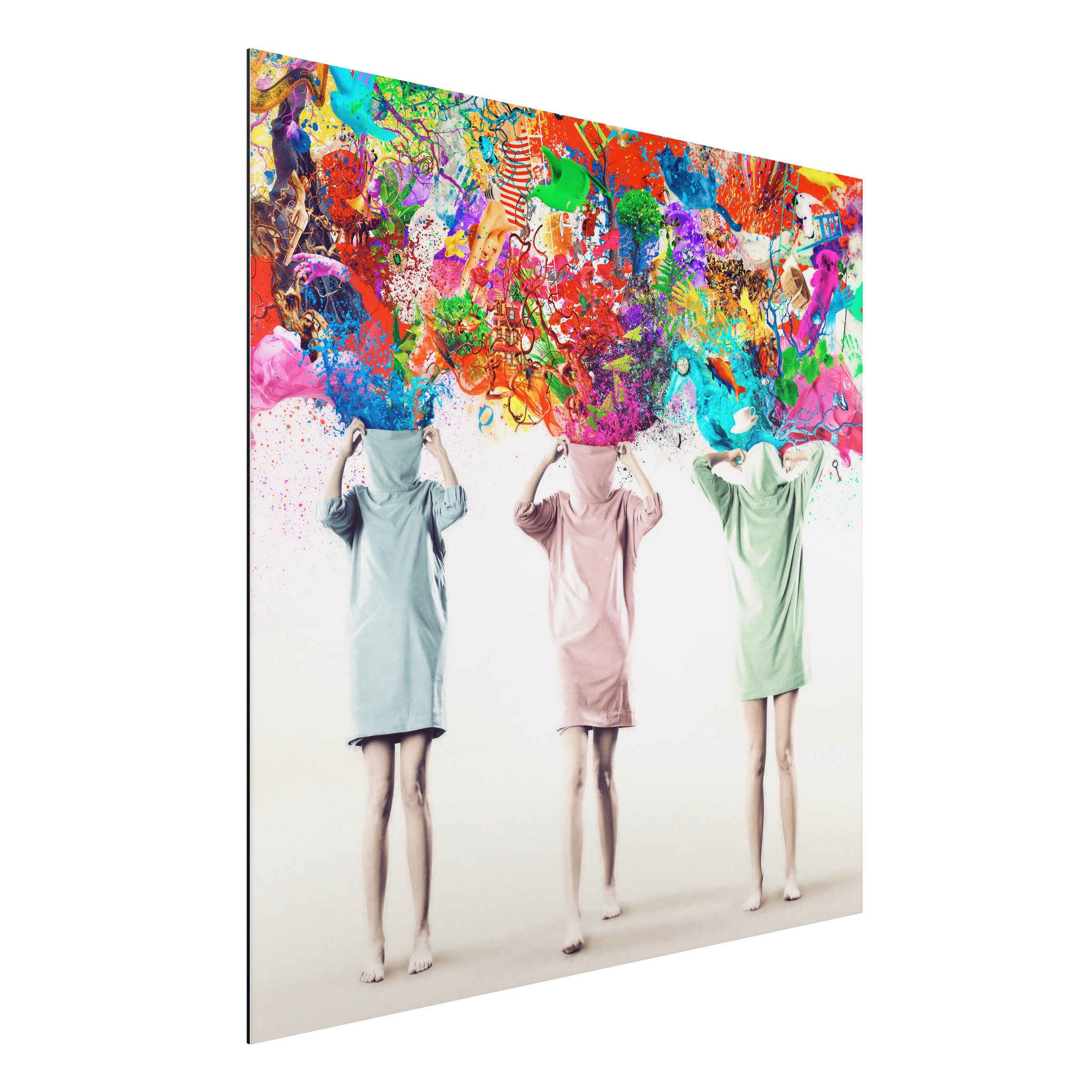 Alu-Dibond Outdoor Bild Brain Explosions