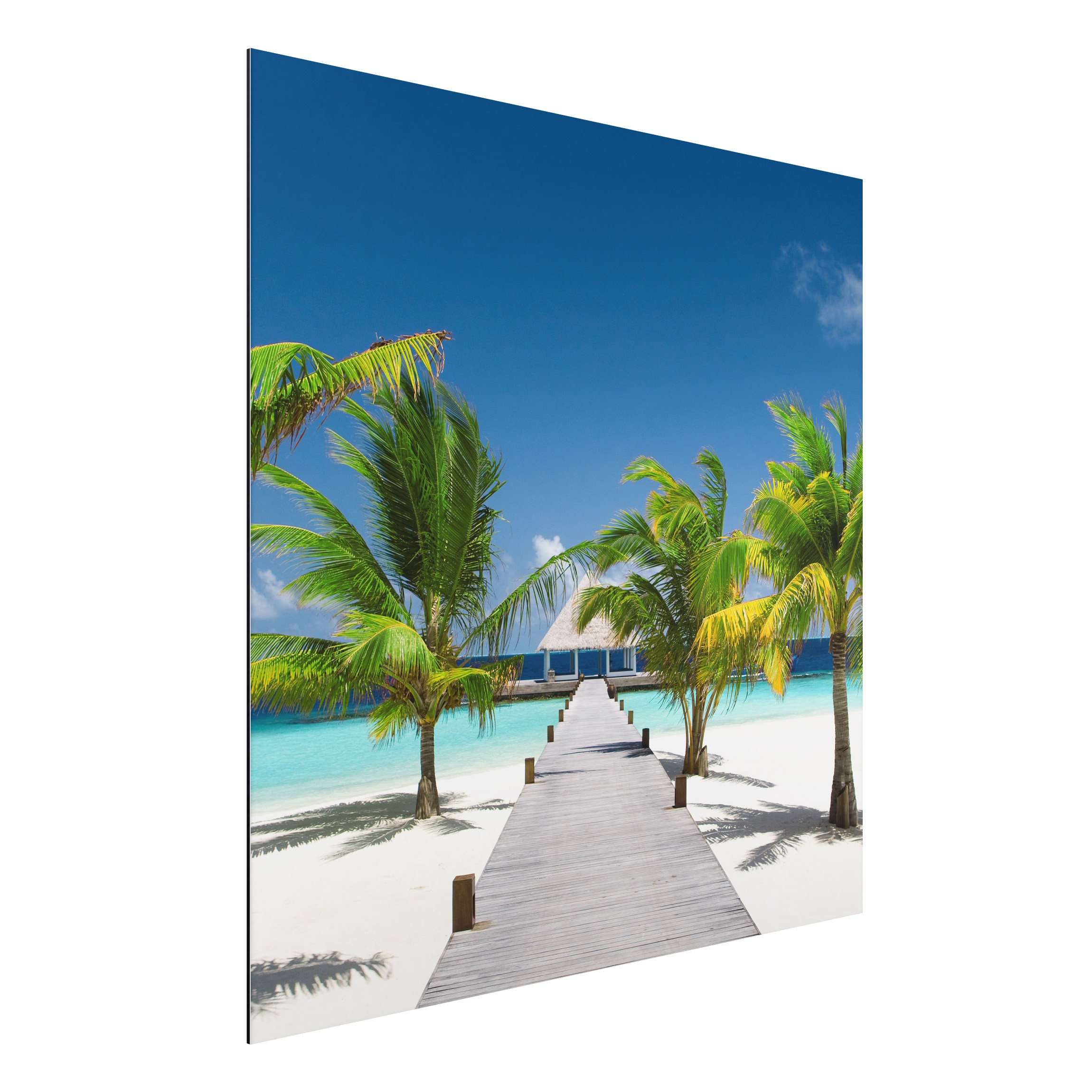 Alu-Dibond Outdoor Bild Catwalk To Paradise