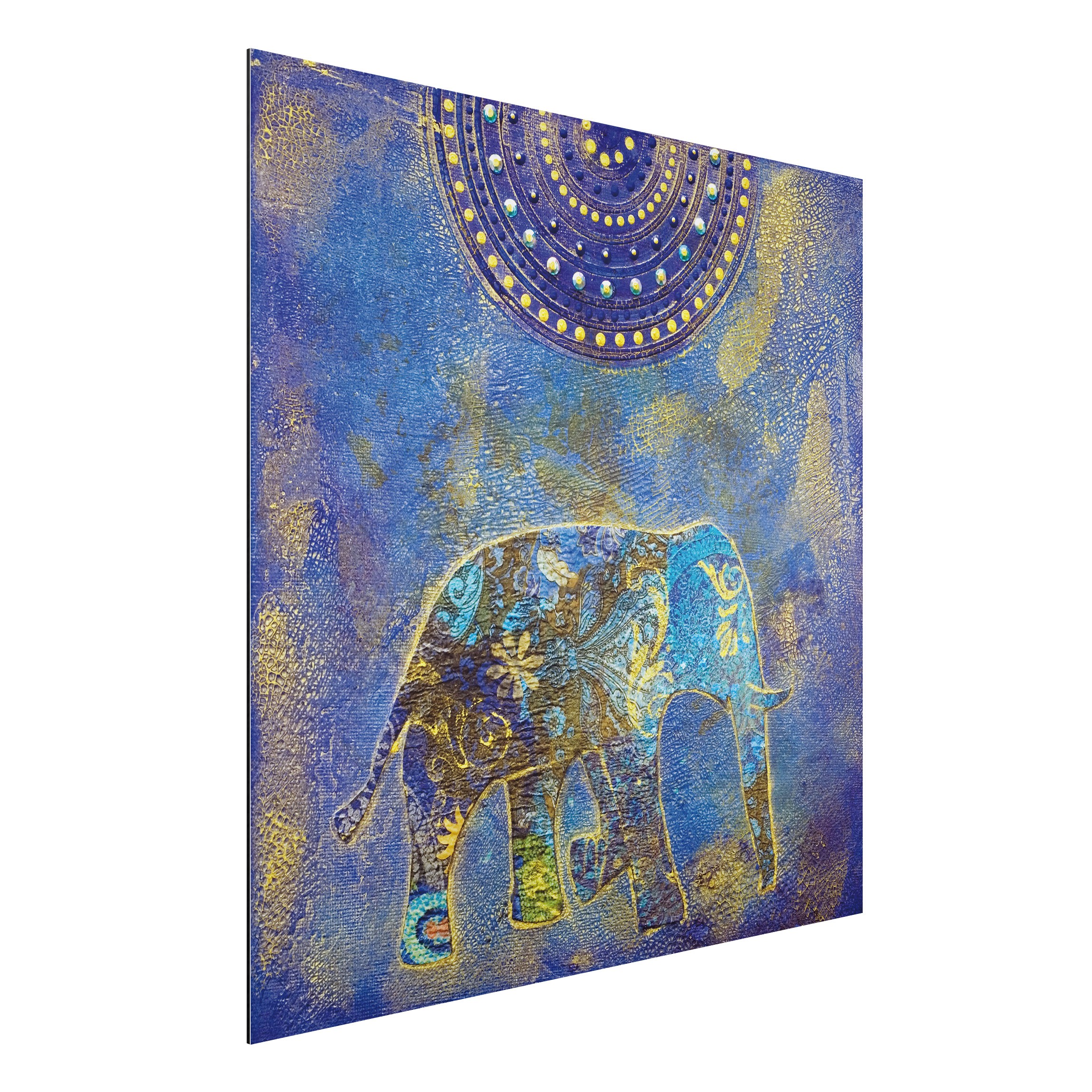 Alu-Dibond Outdoor Bild Elephant in Marrakech